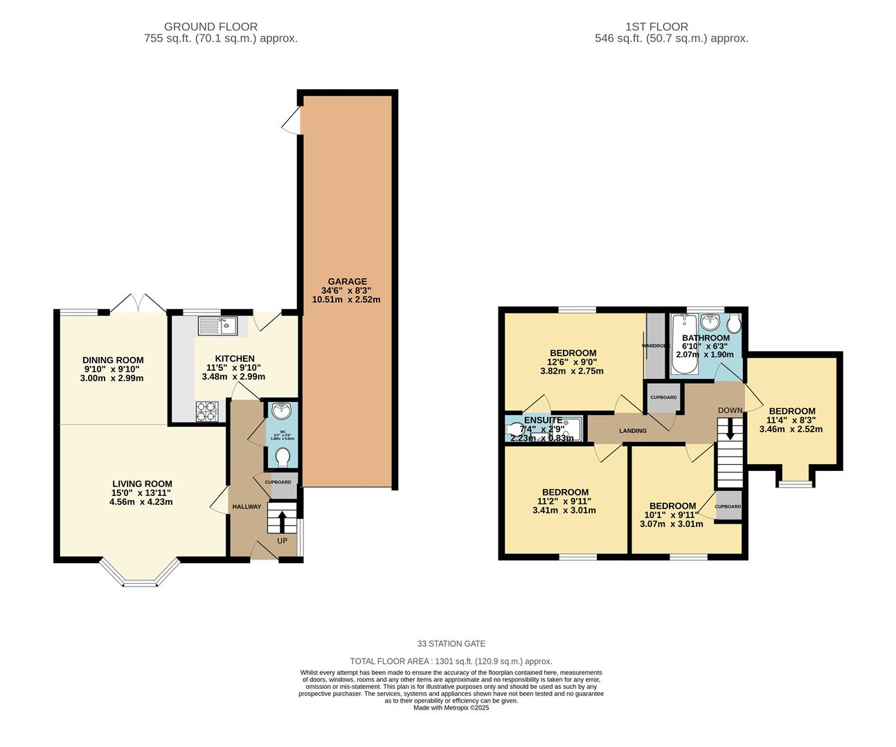 33, Station Gate, Cambridge floorplan