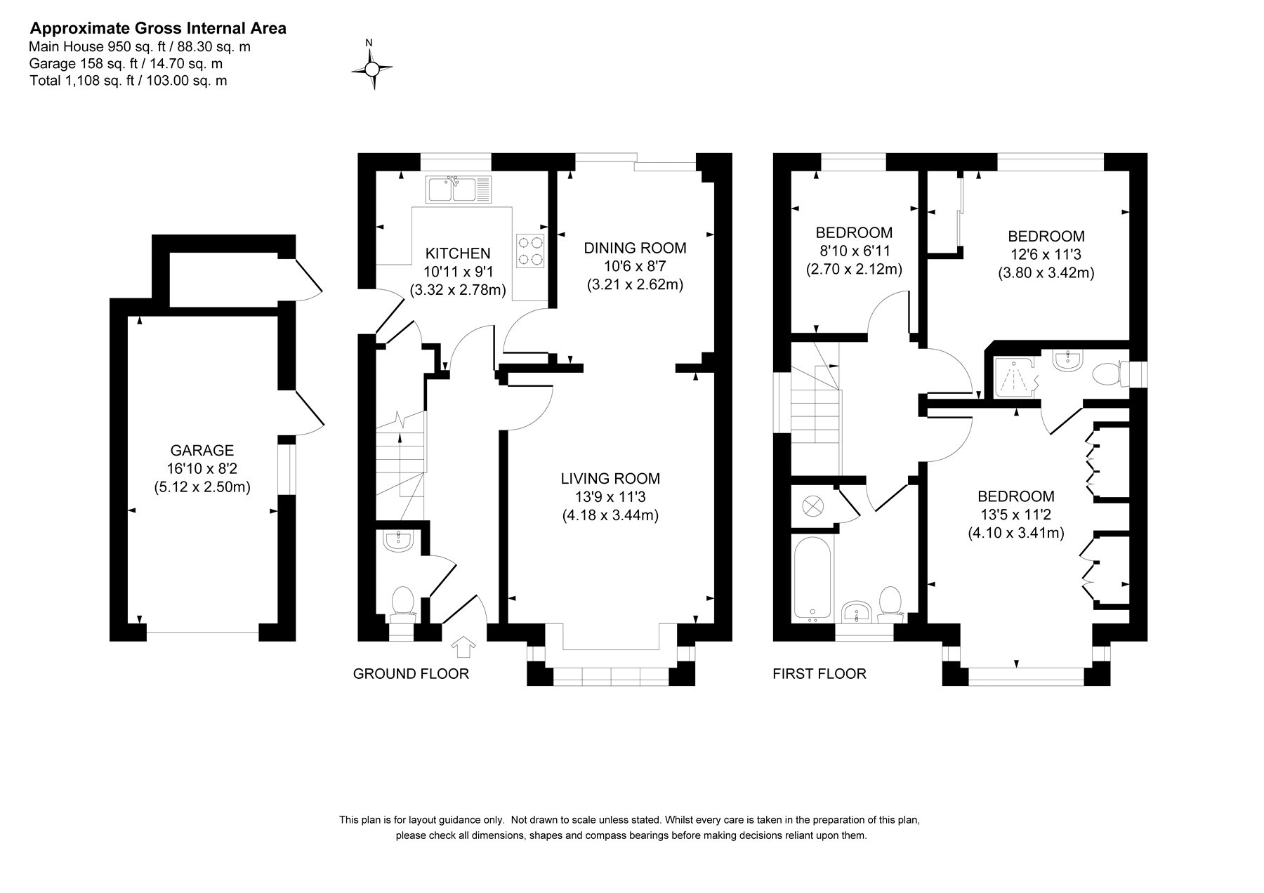 53, Alexandra Gardens, Woking floorplan