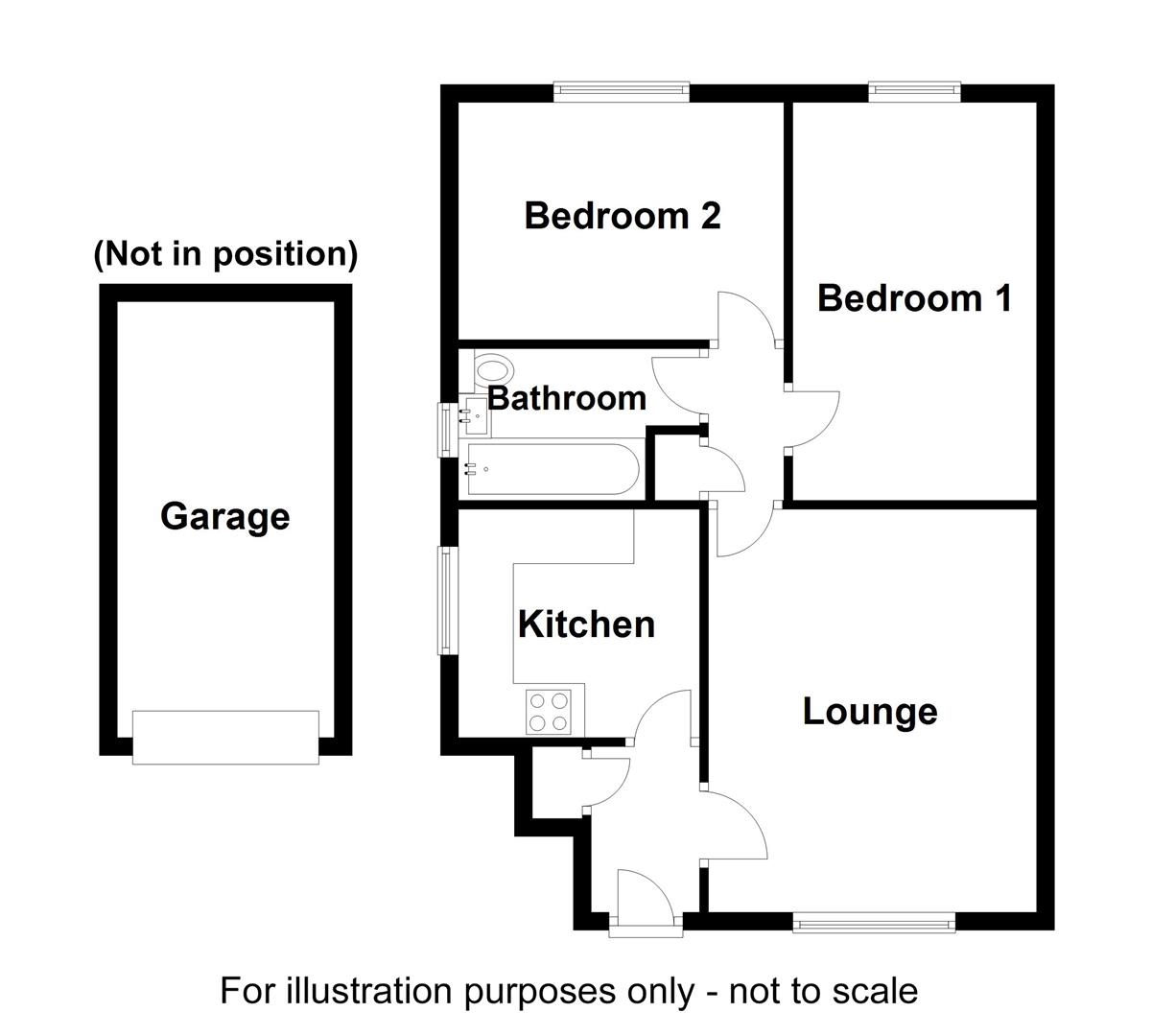 19, Porlock Drive, Luton floorplan