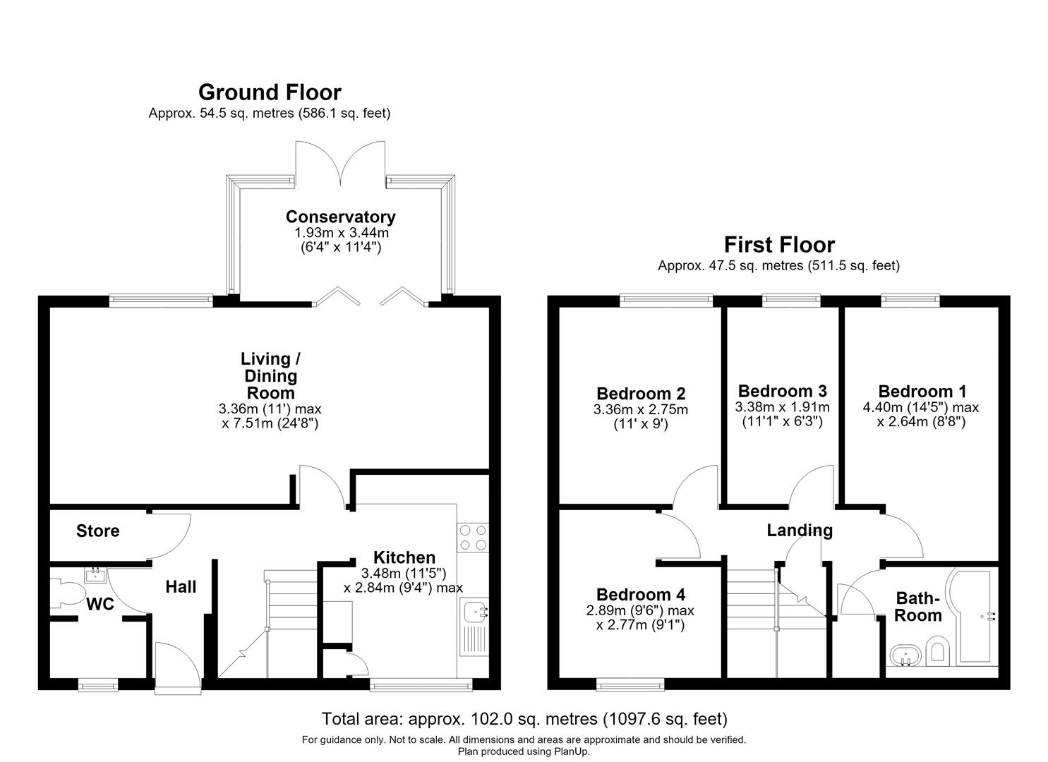 2, Sunmead Walk, Cambridge floorplan