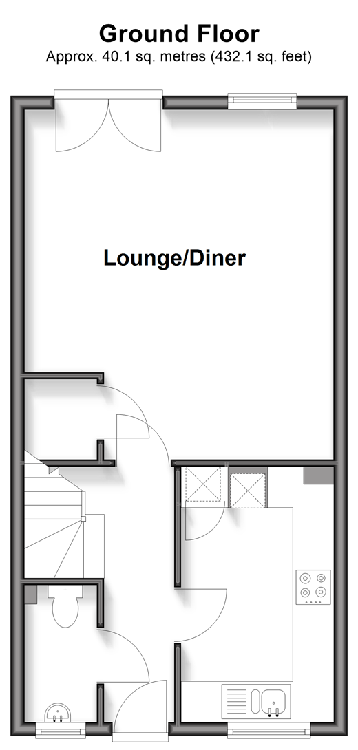 Reigate Road, Epsom floorplan
