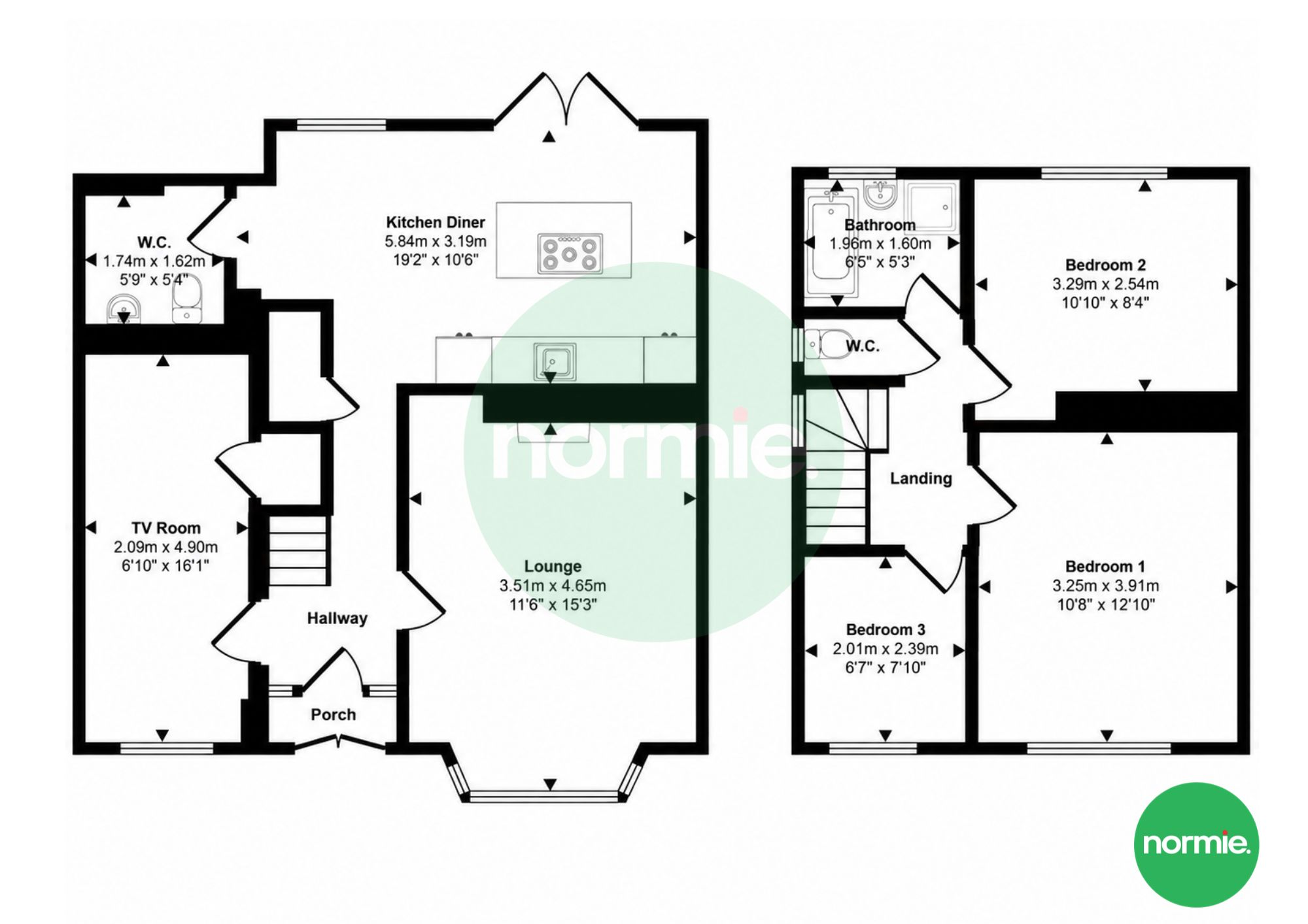 25 Oldfield Road, Manchester floorplan