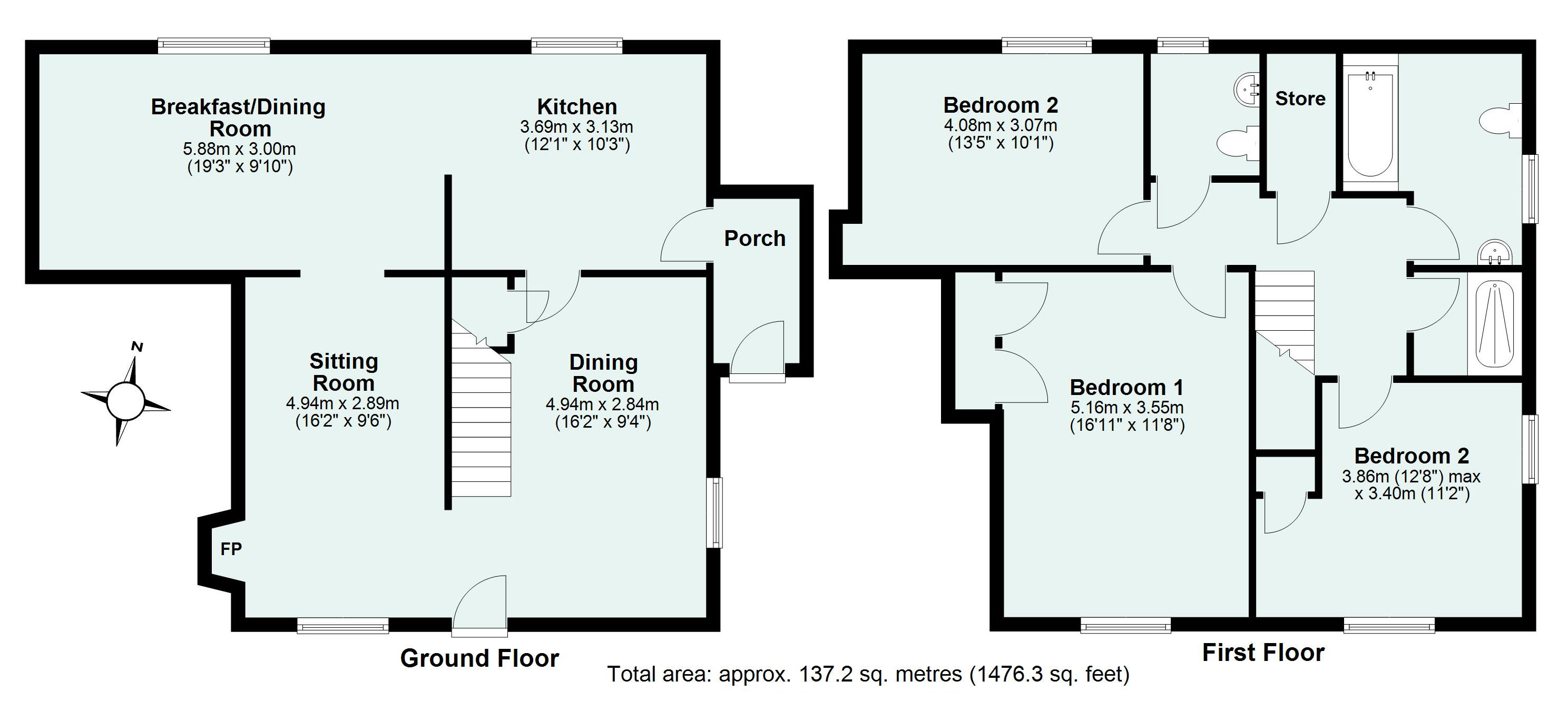 Southview, Rogus, Wellington, Devon TA21, 3 bedroom semi