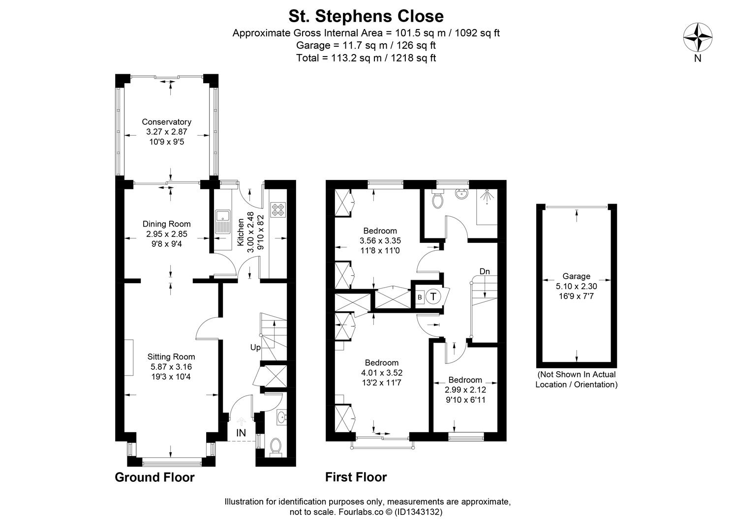 St. Stephens Close, Cheltenham floorplan
