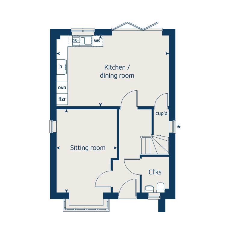 "Willow" at Amos Drive, Pocklington, York YO42, 4 bedroom detached house for sale 60890627
