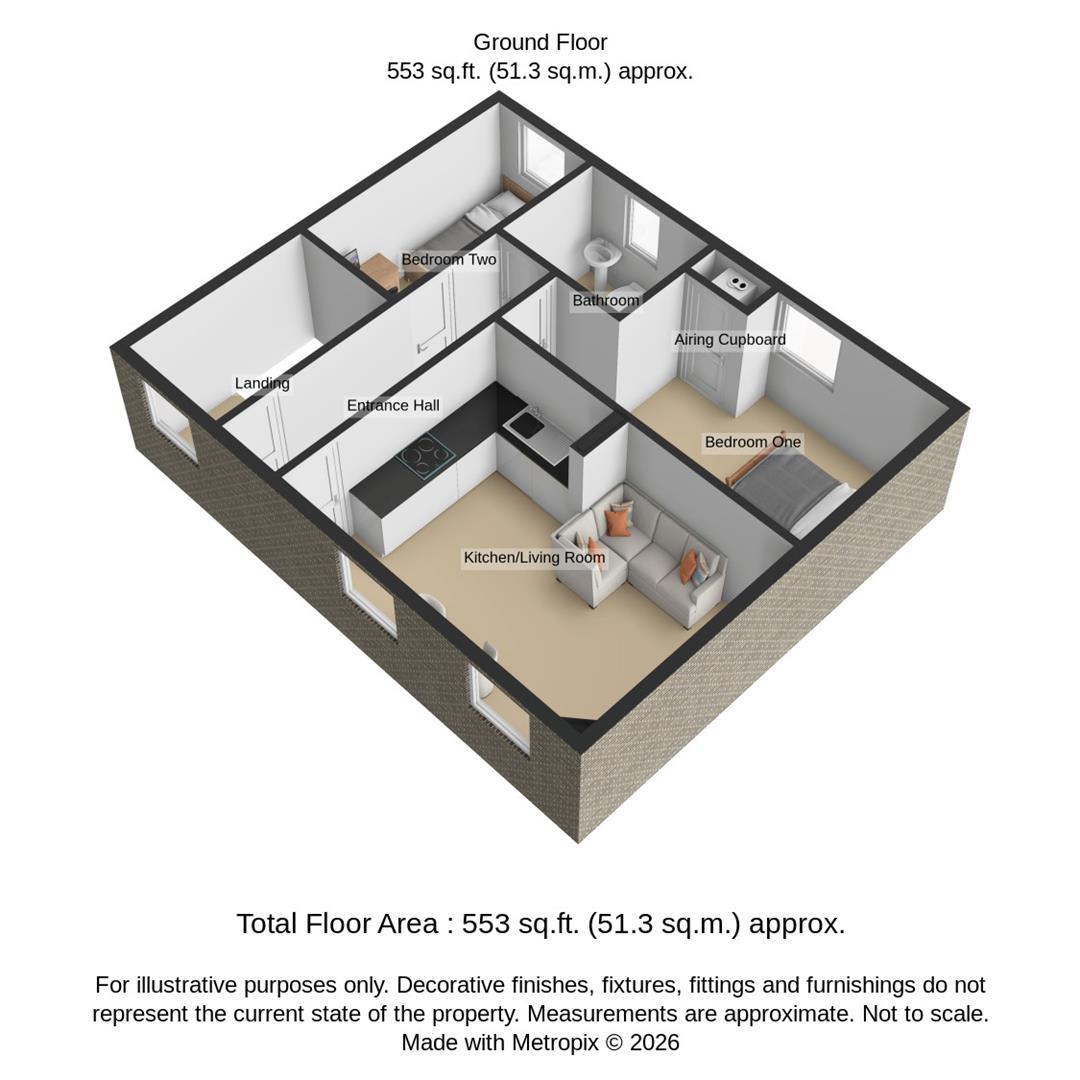 1F, Adcroft Drive, Trowbridge floorplan