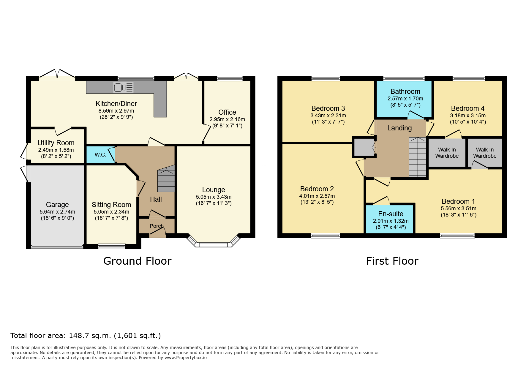 14 Poppy Close, Leicester floorplan