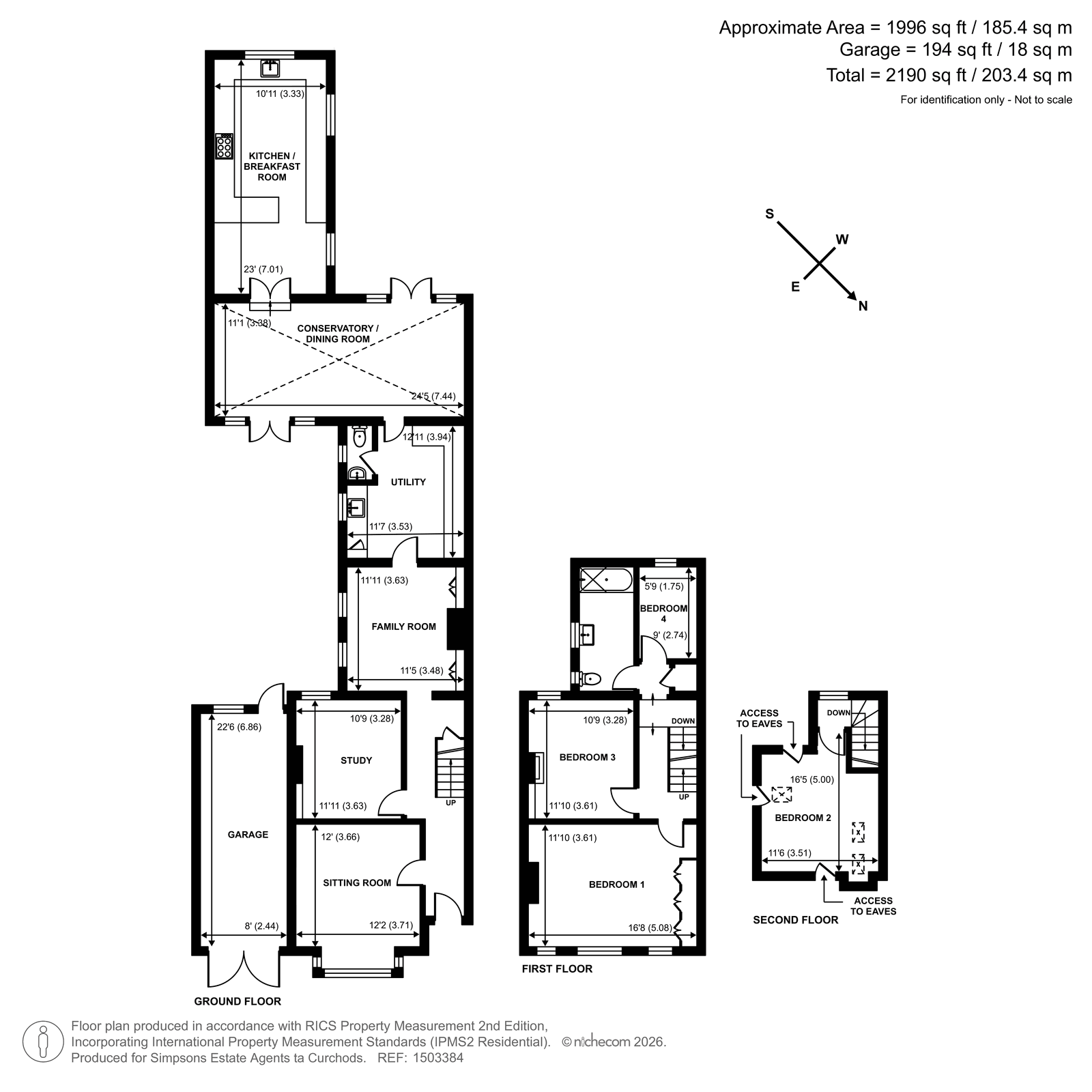 10, Corrie Road, Addlestone floorplan