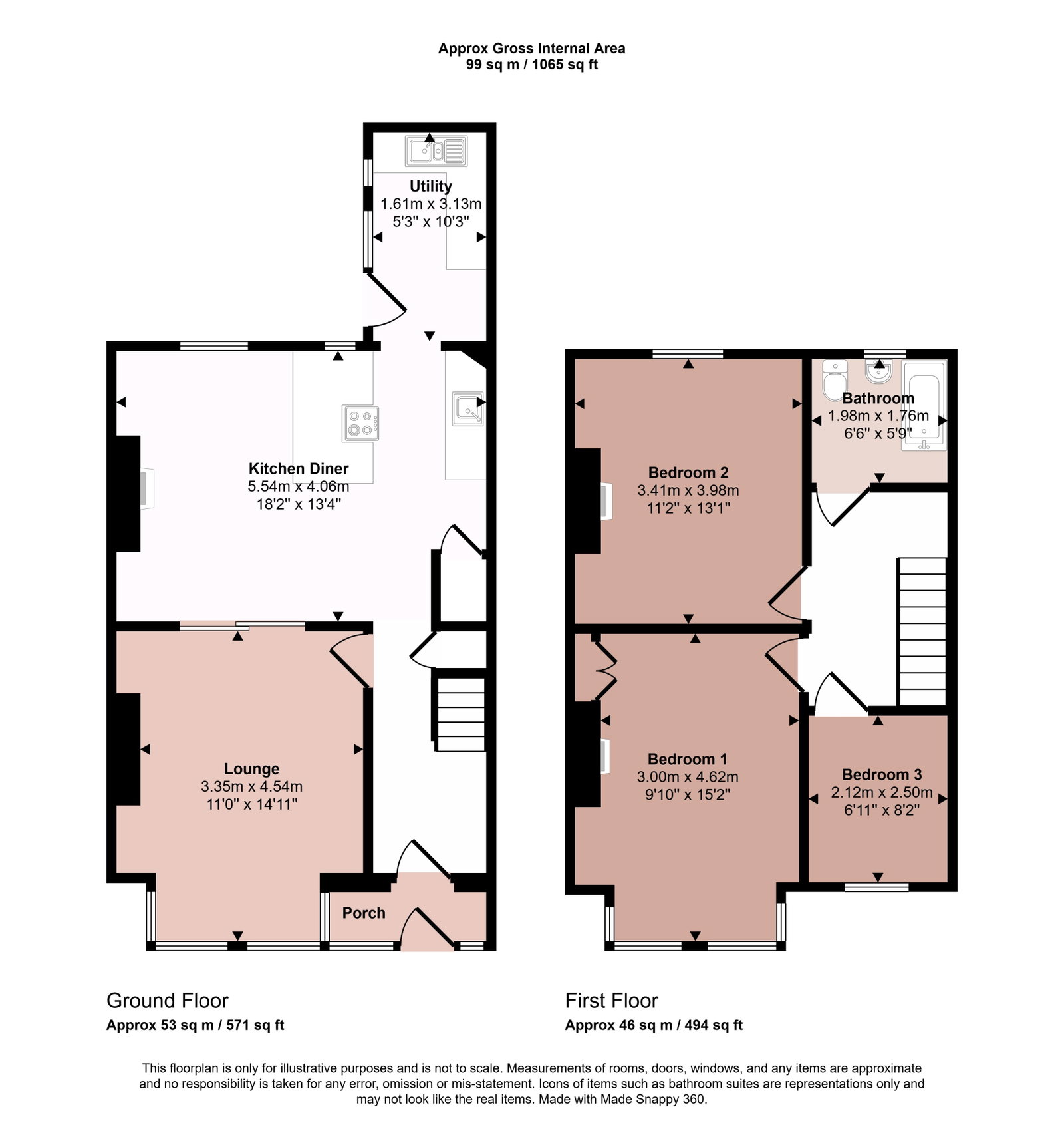 13, Stangray Avenue, Plymouth floorplan