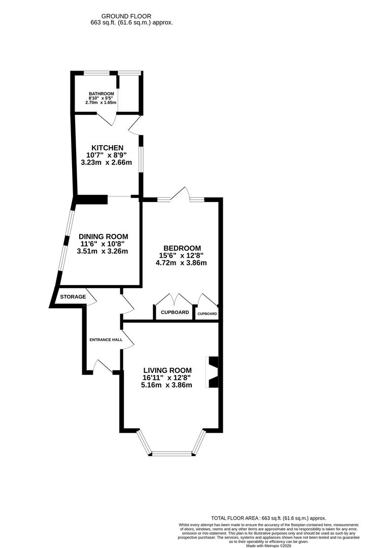42A, Amherst Road, Bexhill-On-Sea floorplan