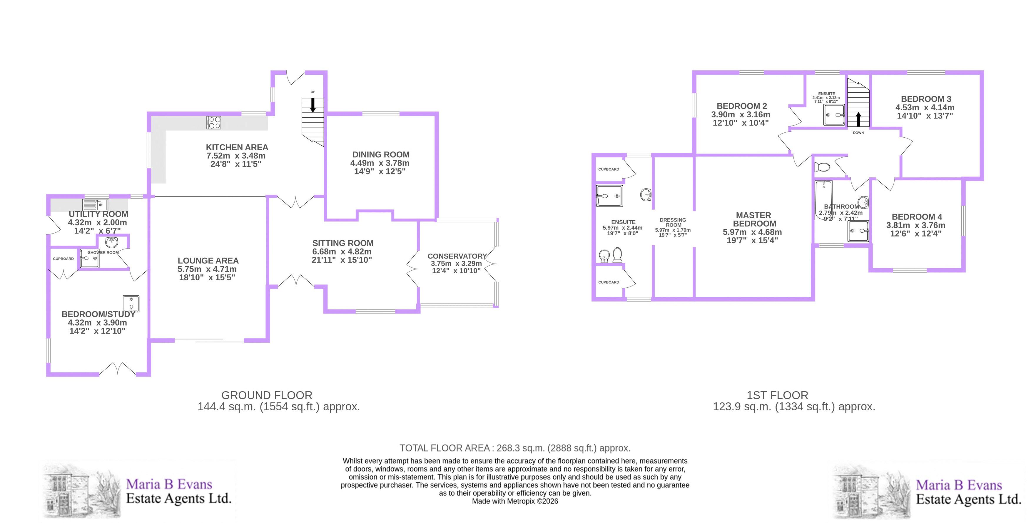 The Lodge, Moss Side Lane, Preston floorplan