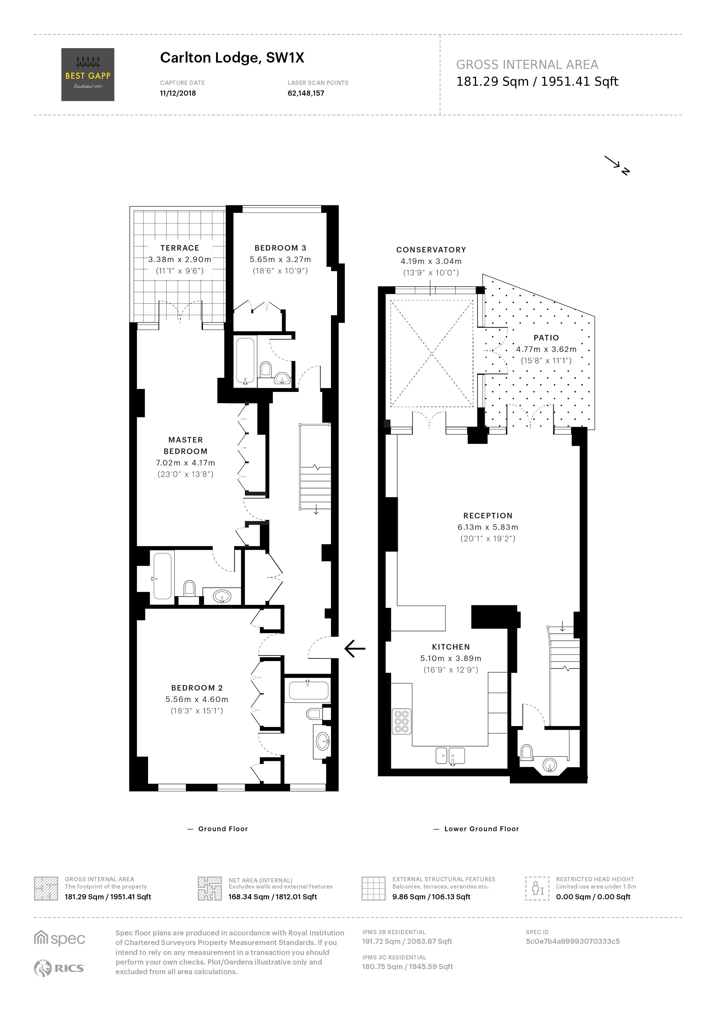 3 Bedrooms Flat to rent in Lowndes Street, Knightsbridge, London SW1X