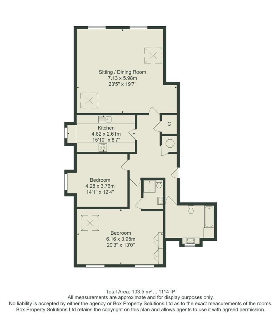 16, Byron House, Ilkley floorplan
