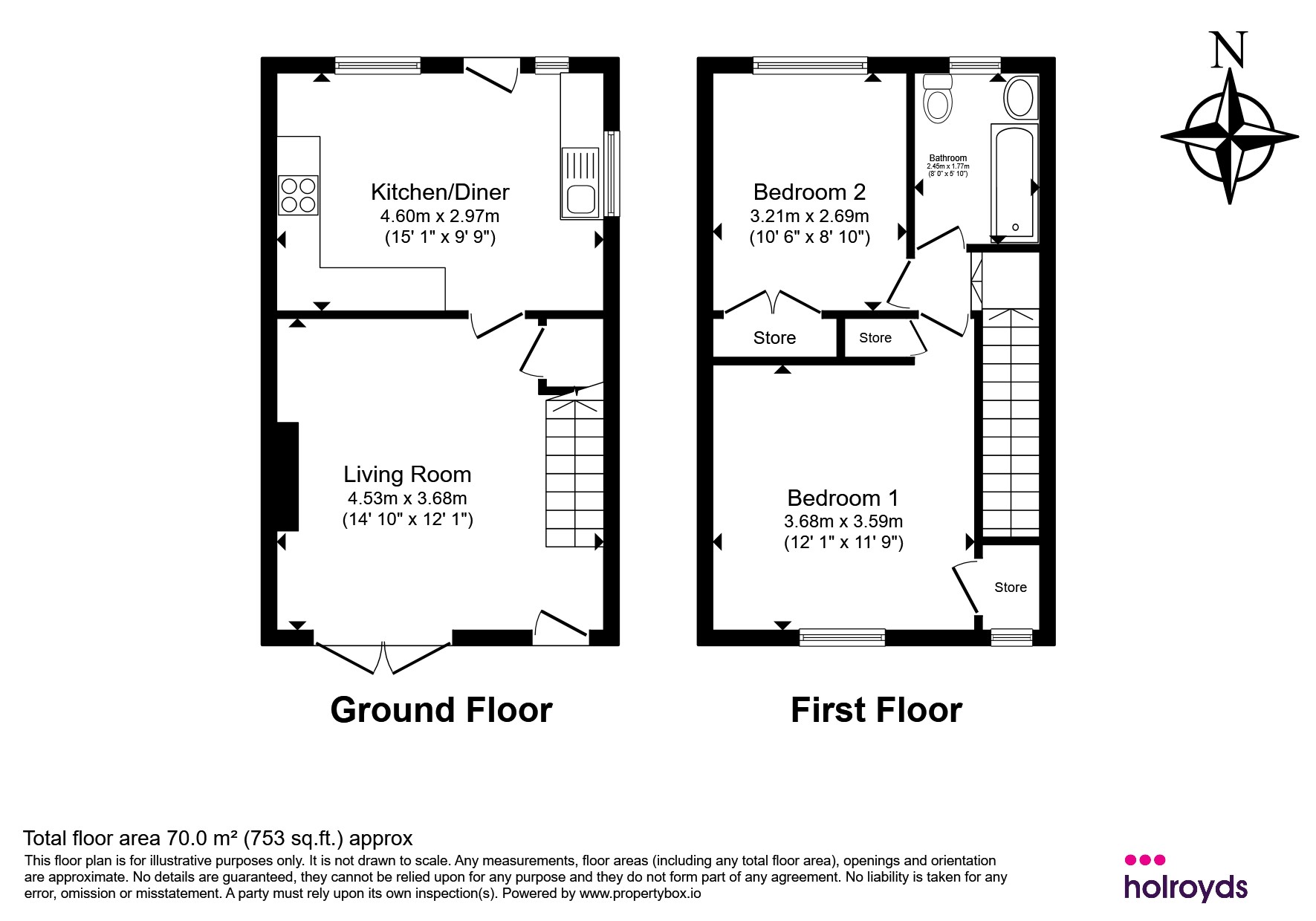 9, Braithwaite Edge Road, Keighley floorplan