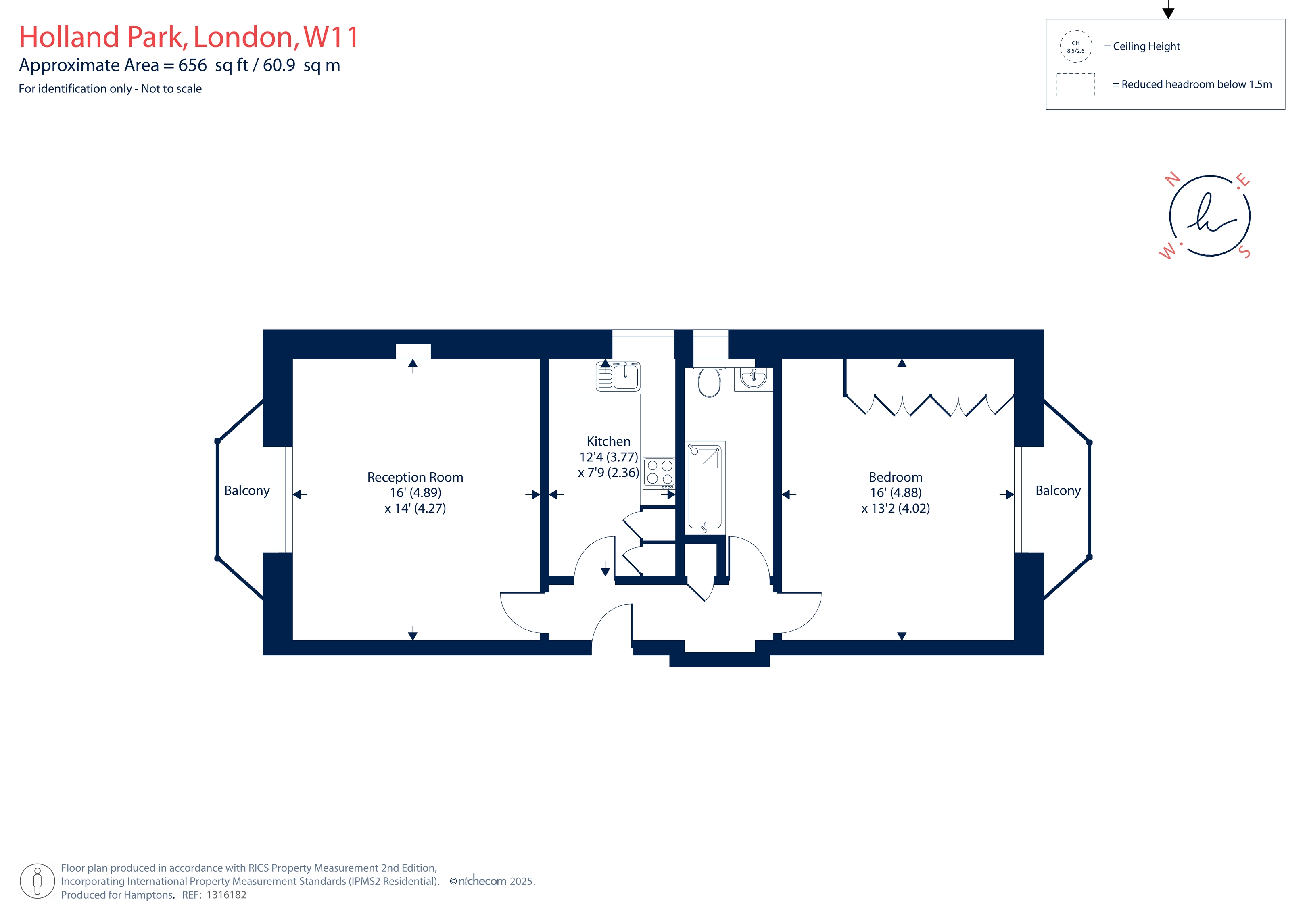Flat 5a, 70, Holland Park, London floorplan