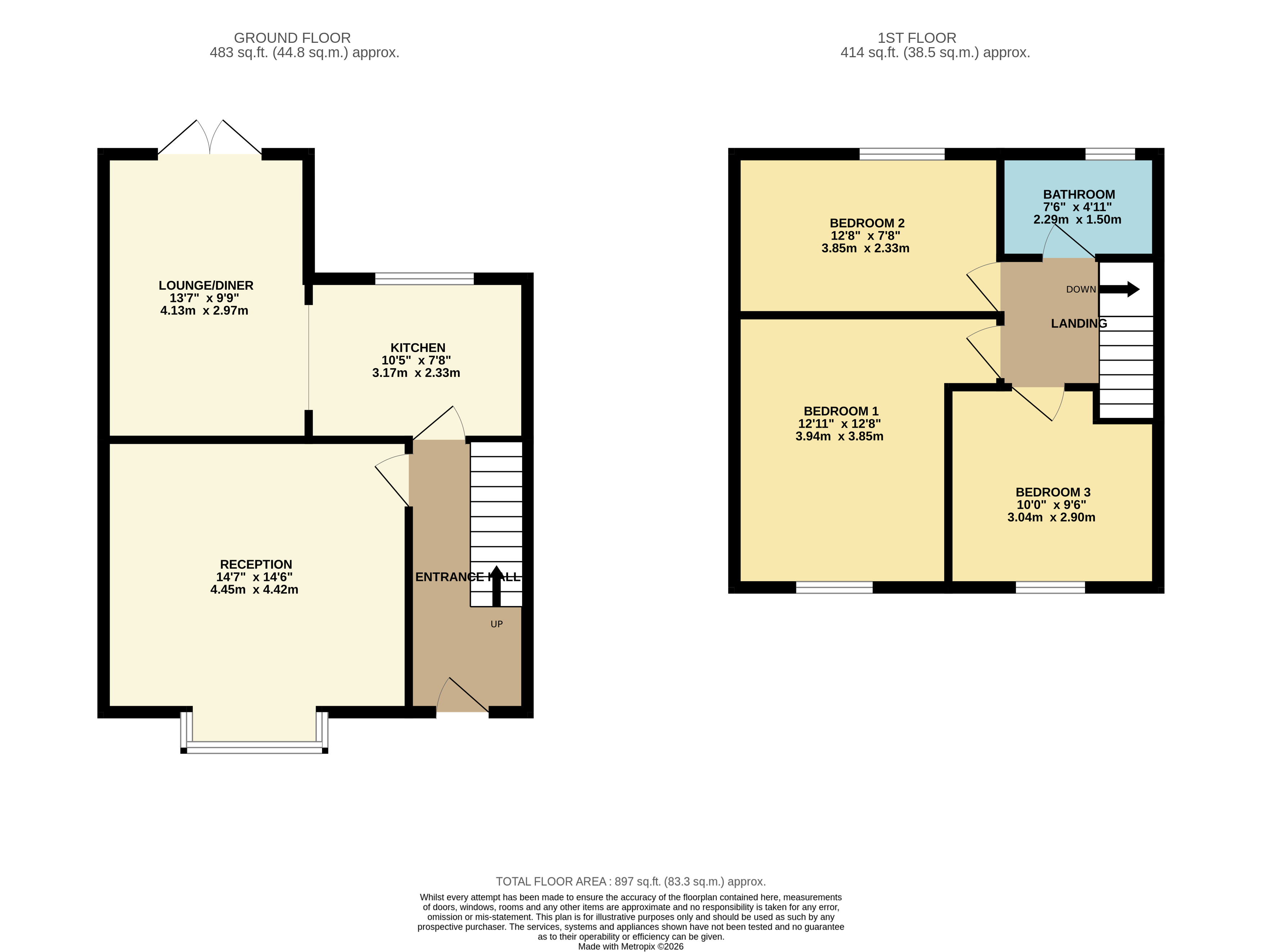 46, Primula Street, Bolton floorplan