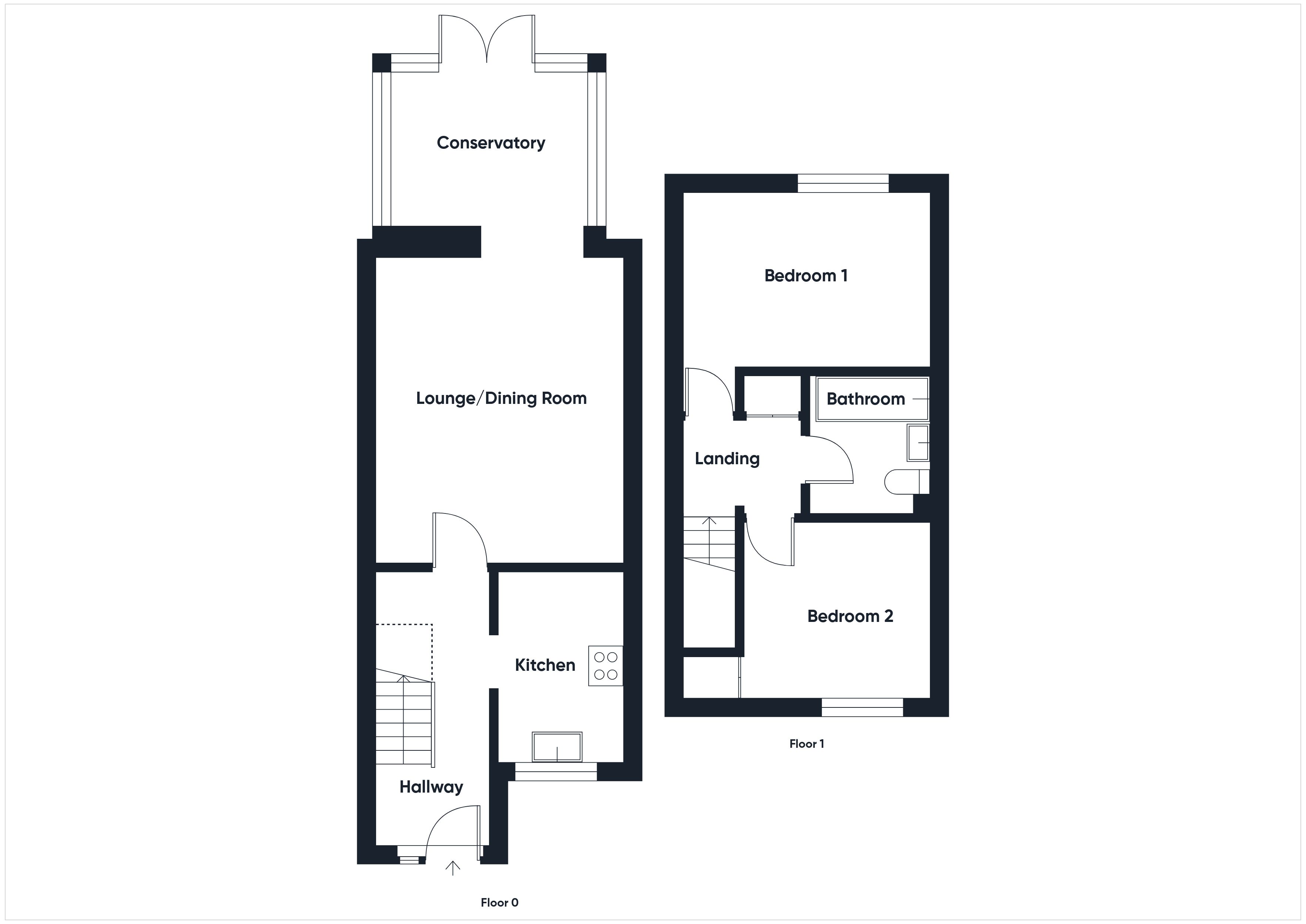 12, Berkeley Close, Bude floorplan