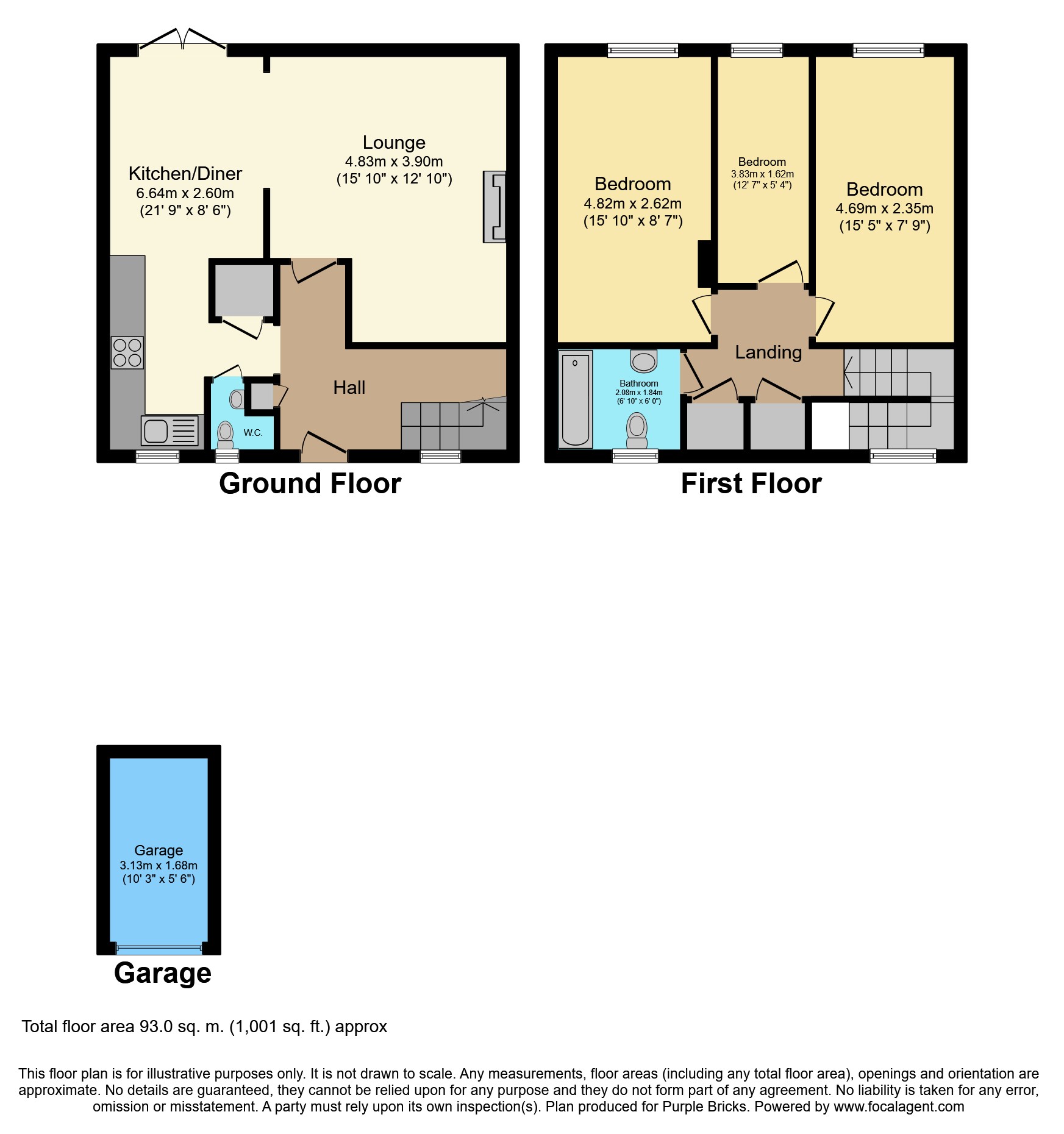 3 Bedrooms Terraced house for sale in Stonegate Close, Orpington BR5