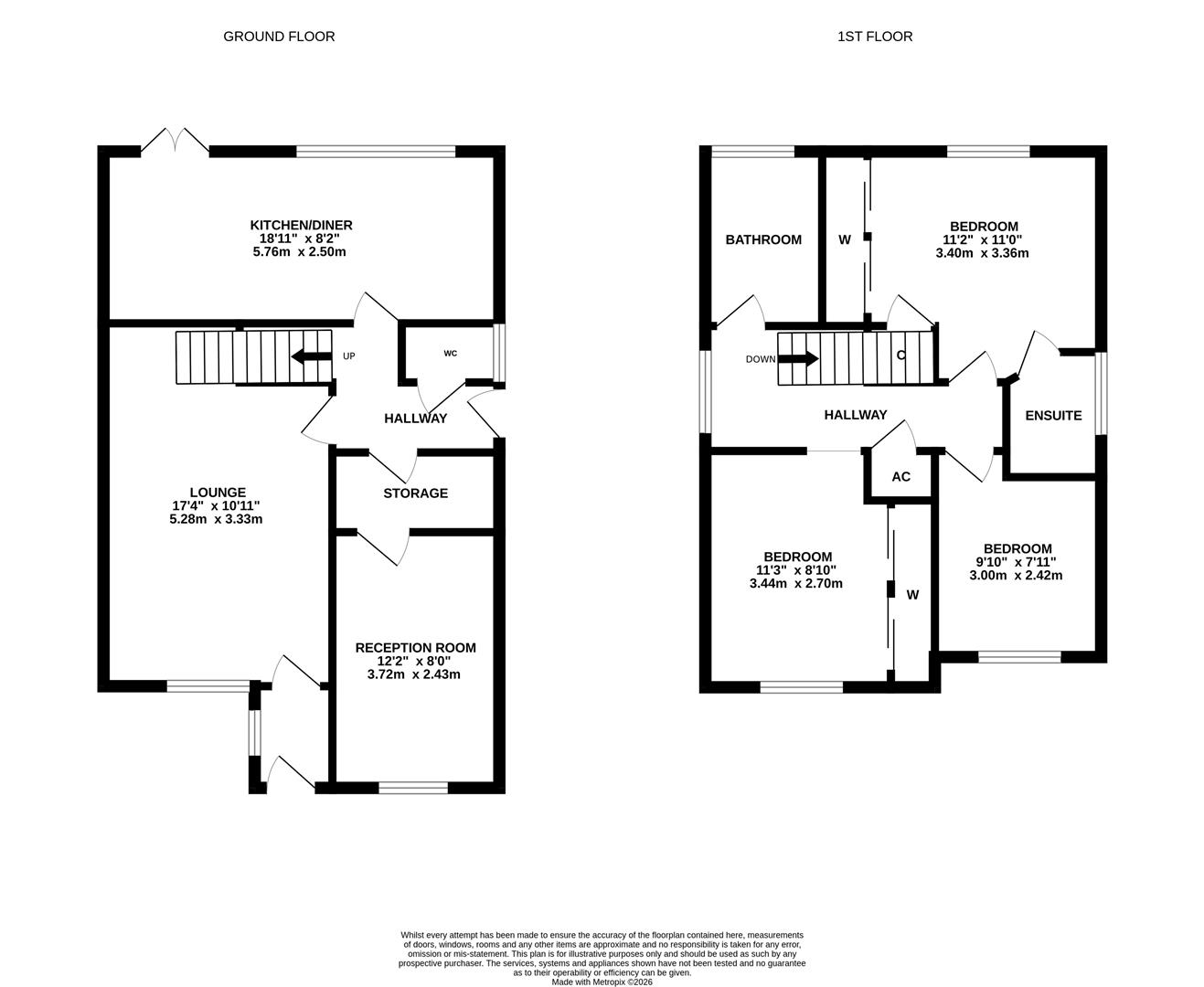 12, Acacia Close, Ipswich floorplan