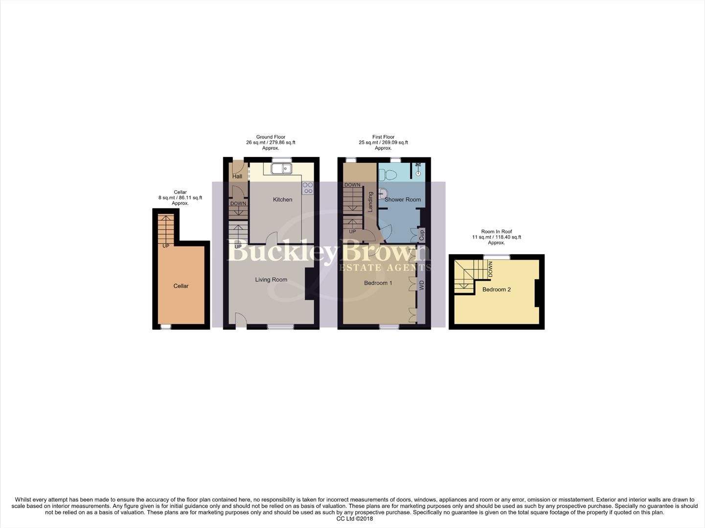 60, Albert Street, Mansfield floorplan