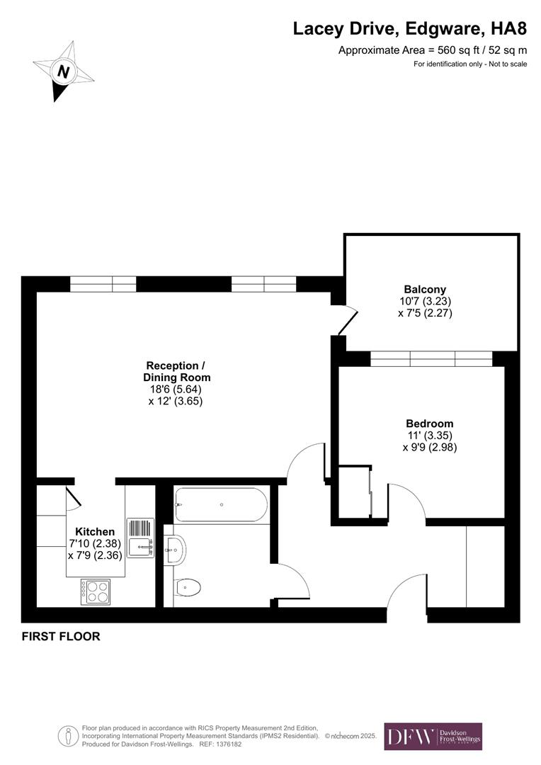 7, Welford Court, Edgware Green floorplan