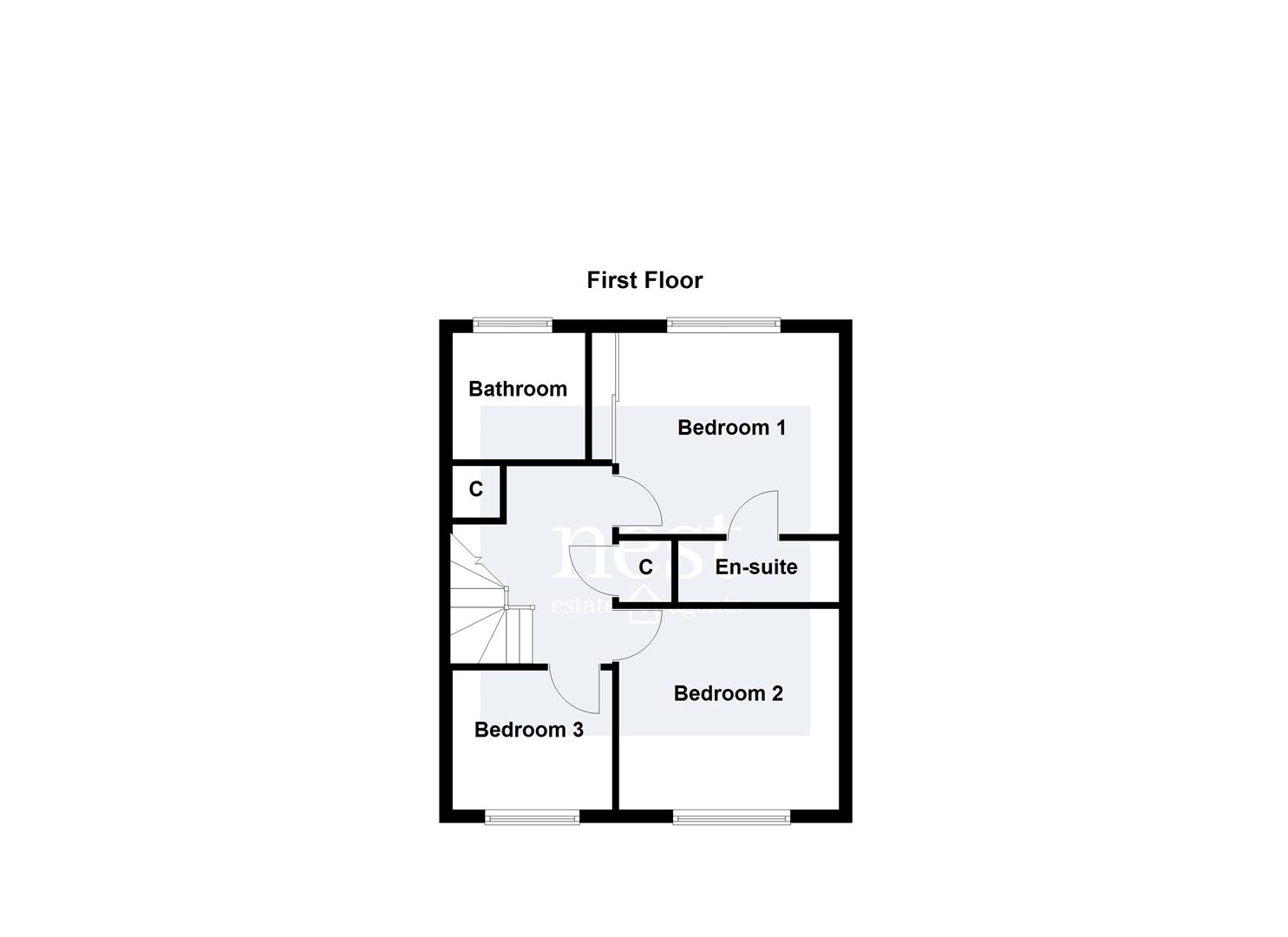 20, Burrows Close, Leicester floorplan