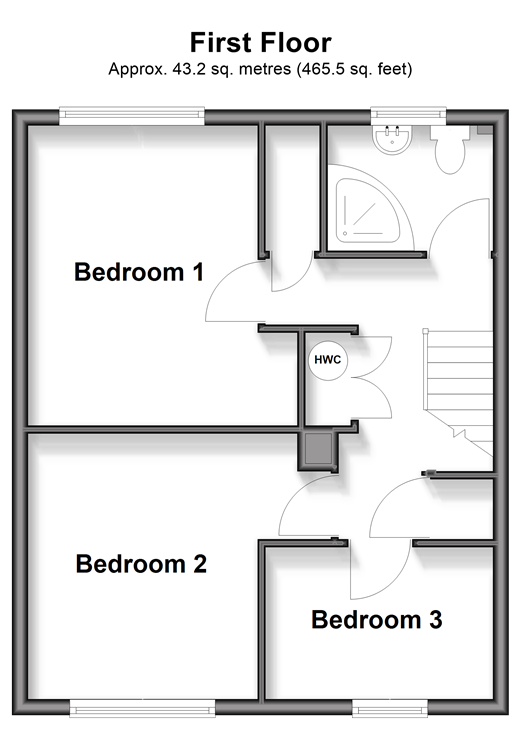 Arcon Road, Ashford floorplan