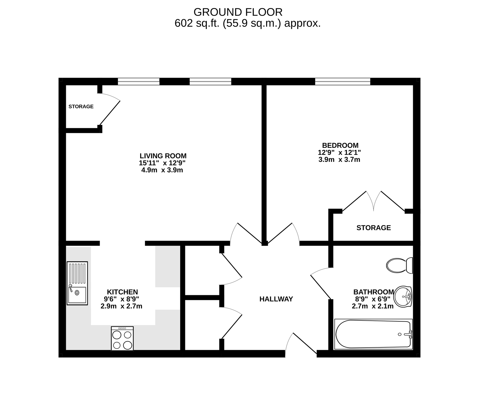 180,Flat 2, Bursledon Road, Southampton floorplan
