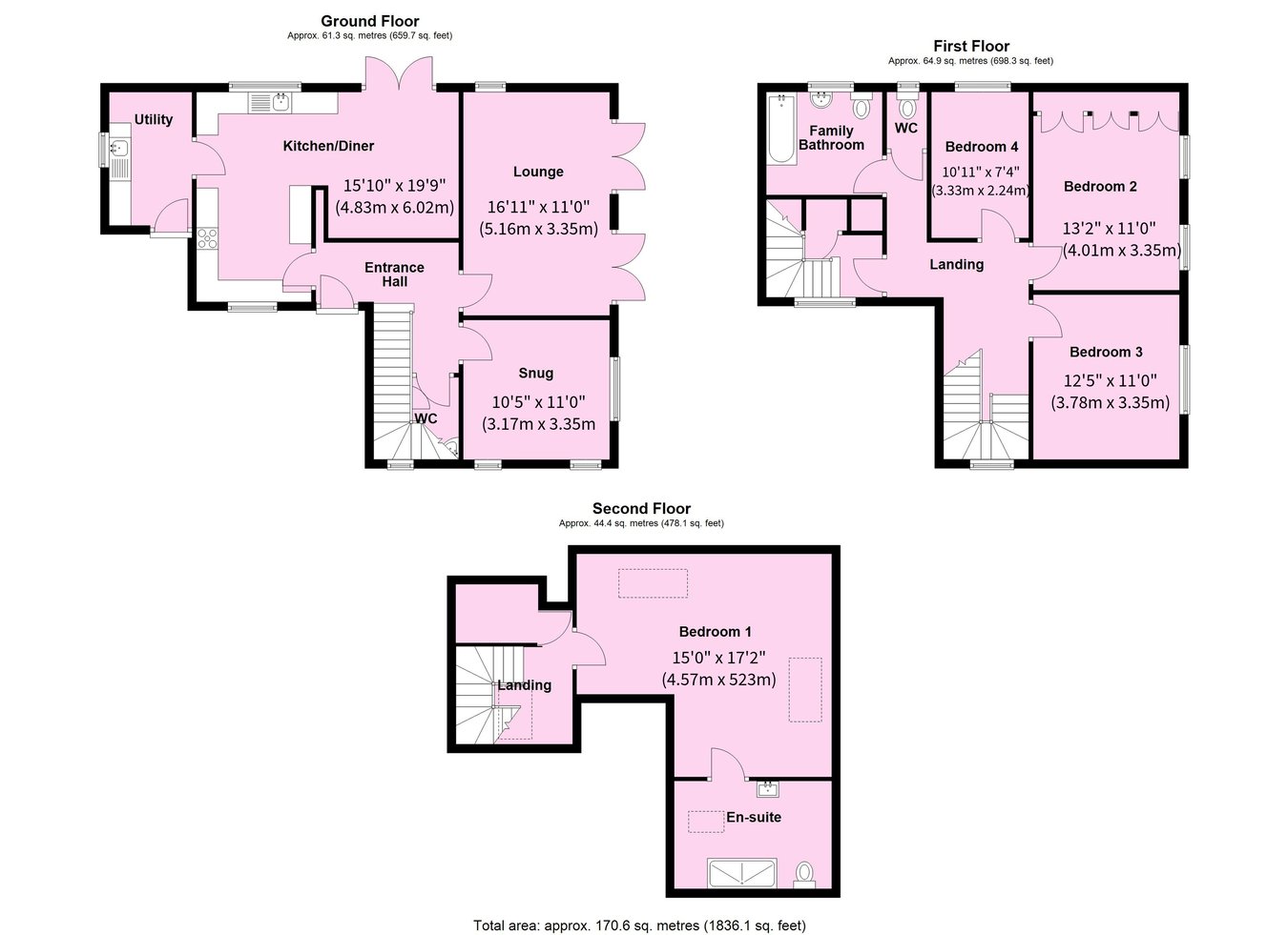 The Old Vicarage, Gilmorton Road, Ashby Magna floorplan