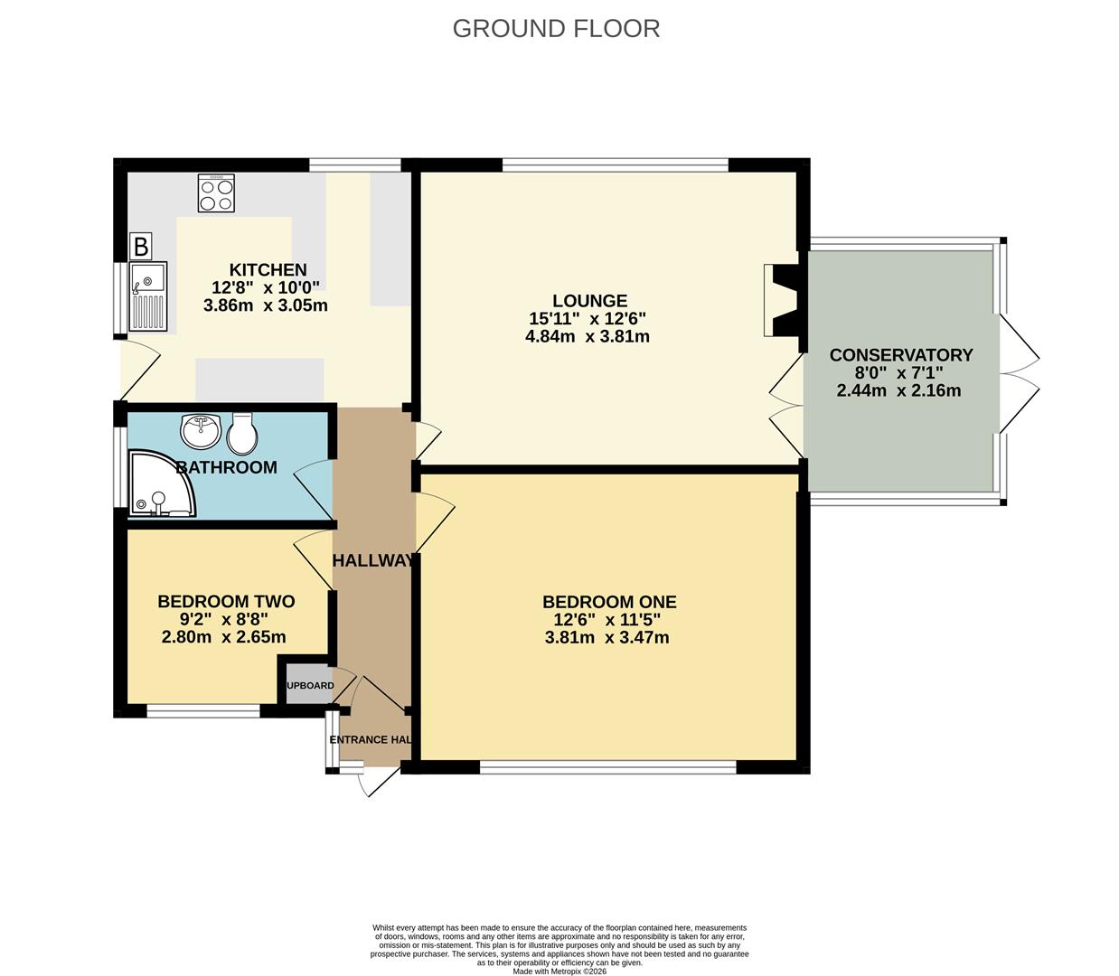 10, Broadhill Close, Heathfield floorplan