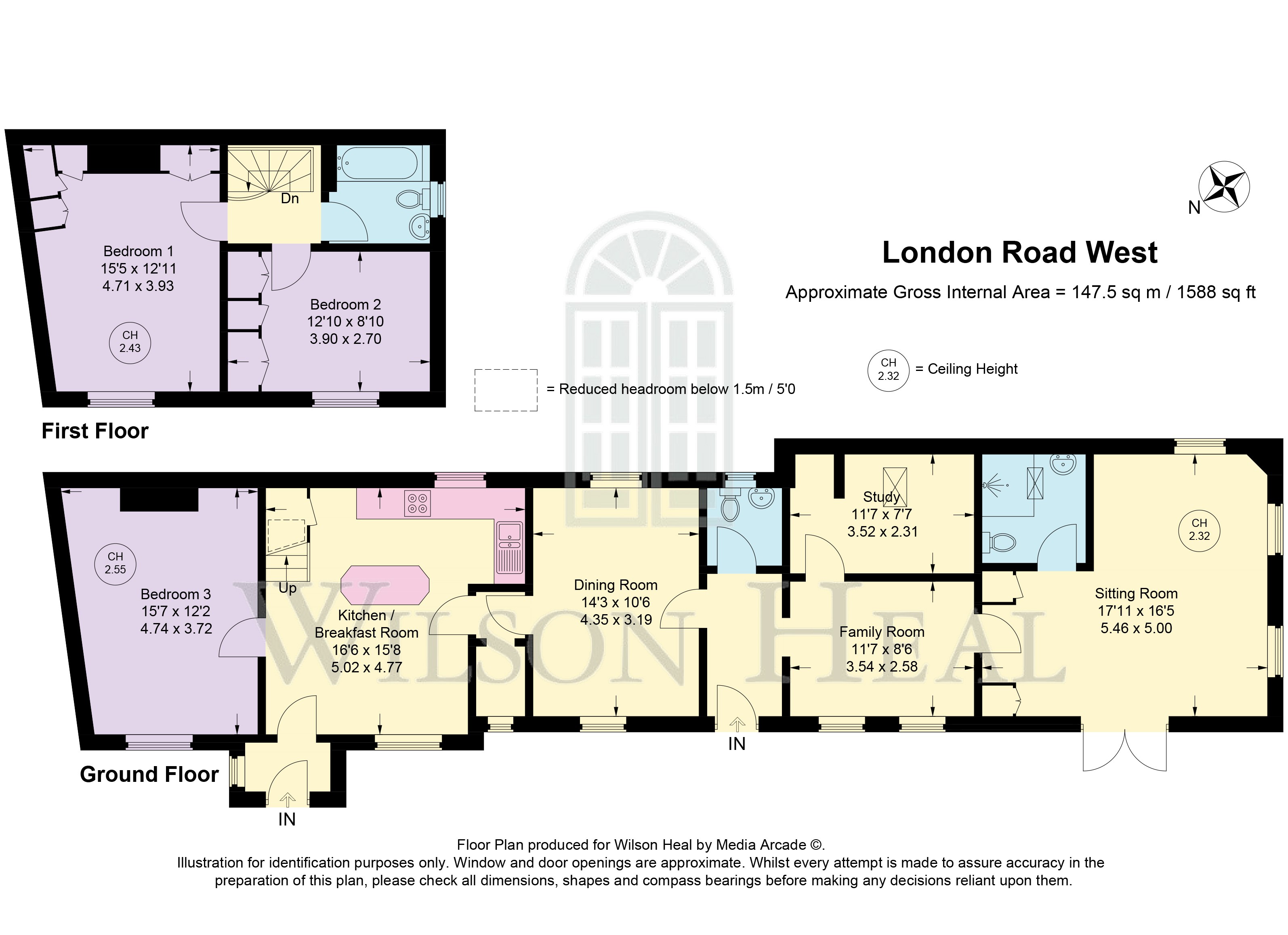 Bury House, 8, London Road West, Amersham floorplan