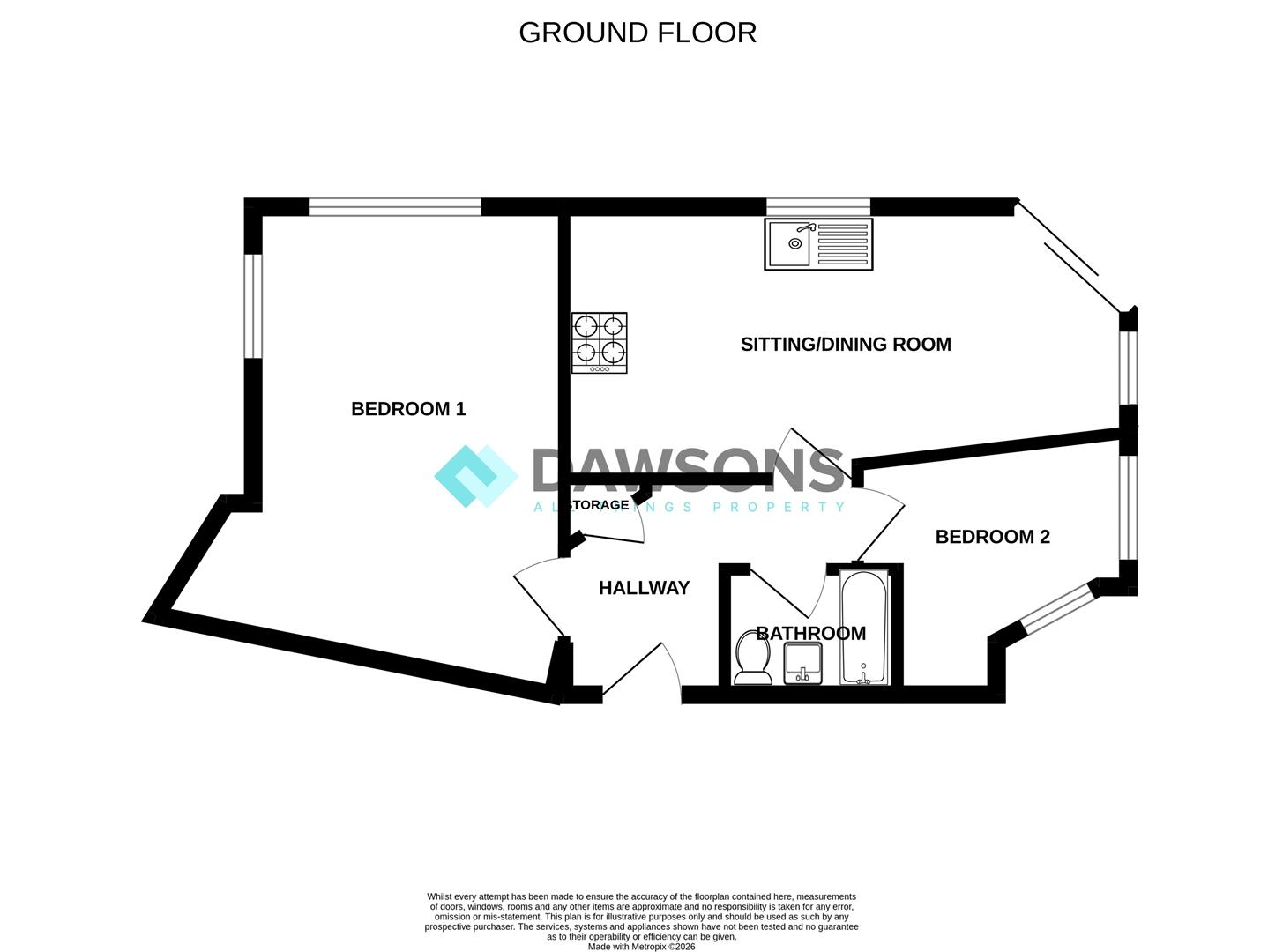 Pentre Doc Y Gogledd, Llanelli floorplan