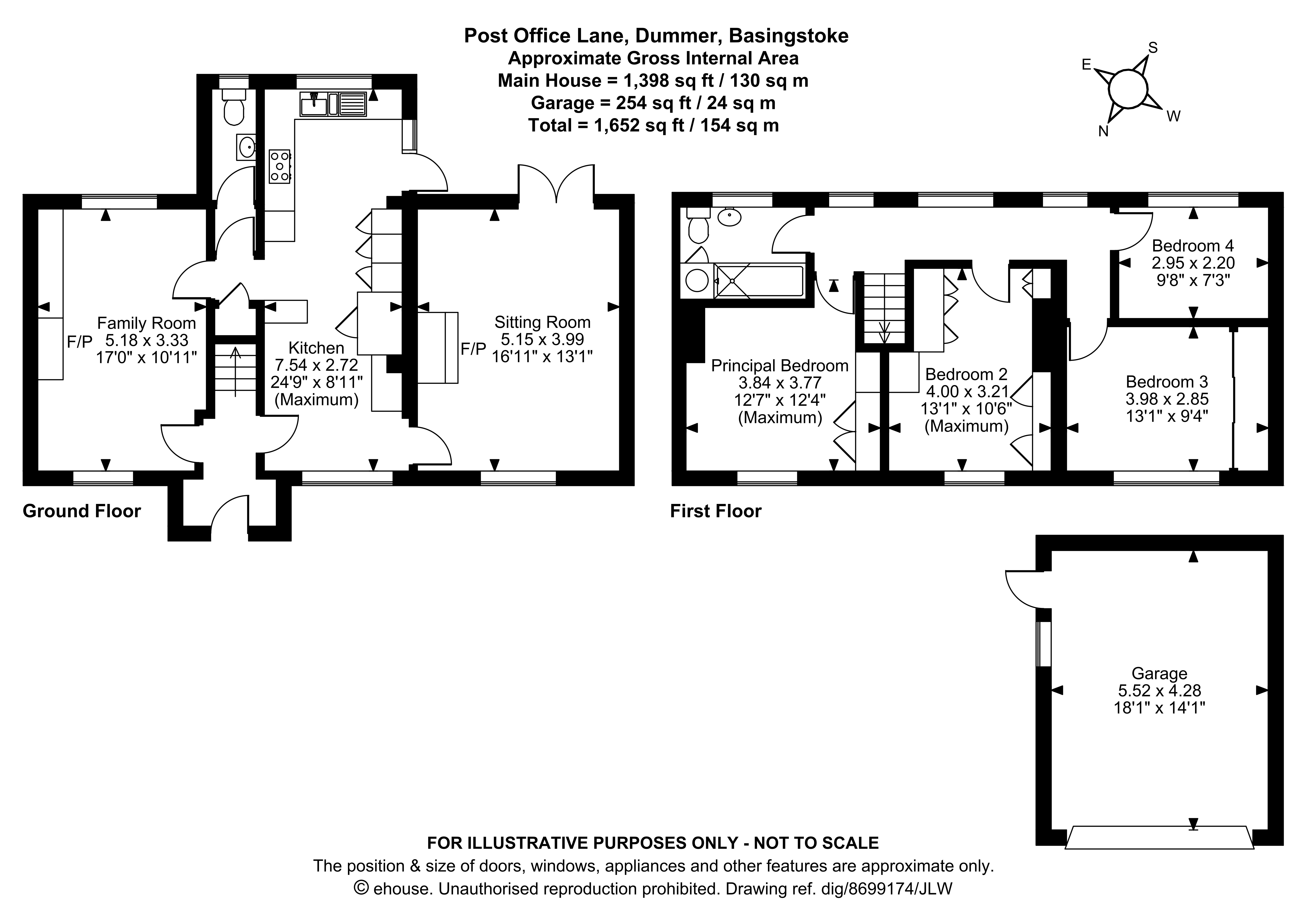 1, Post Office Lane, Basingstoke floorplan