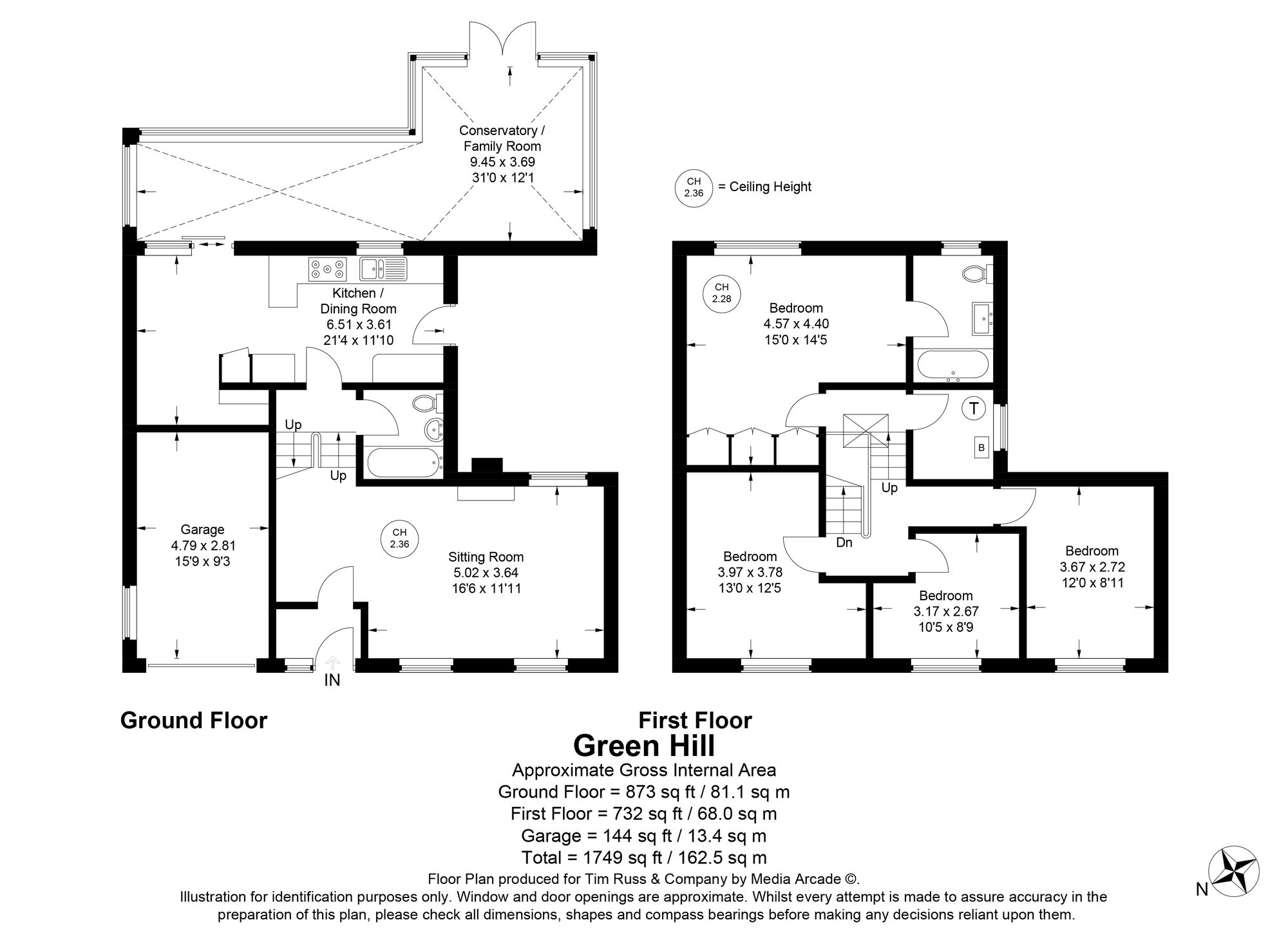 98 Green Hill, High Wycombe floorplan