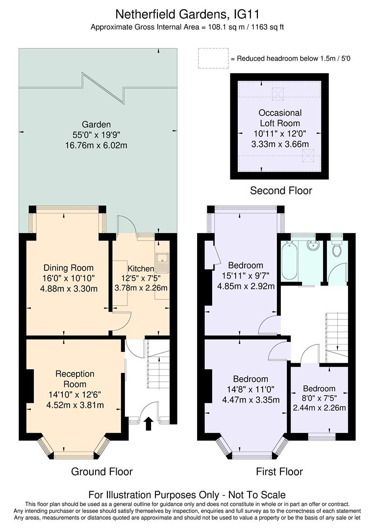 25, Netherfield Gardens, Barking floorplan