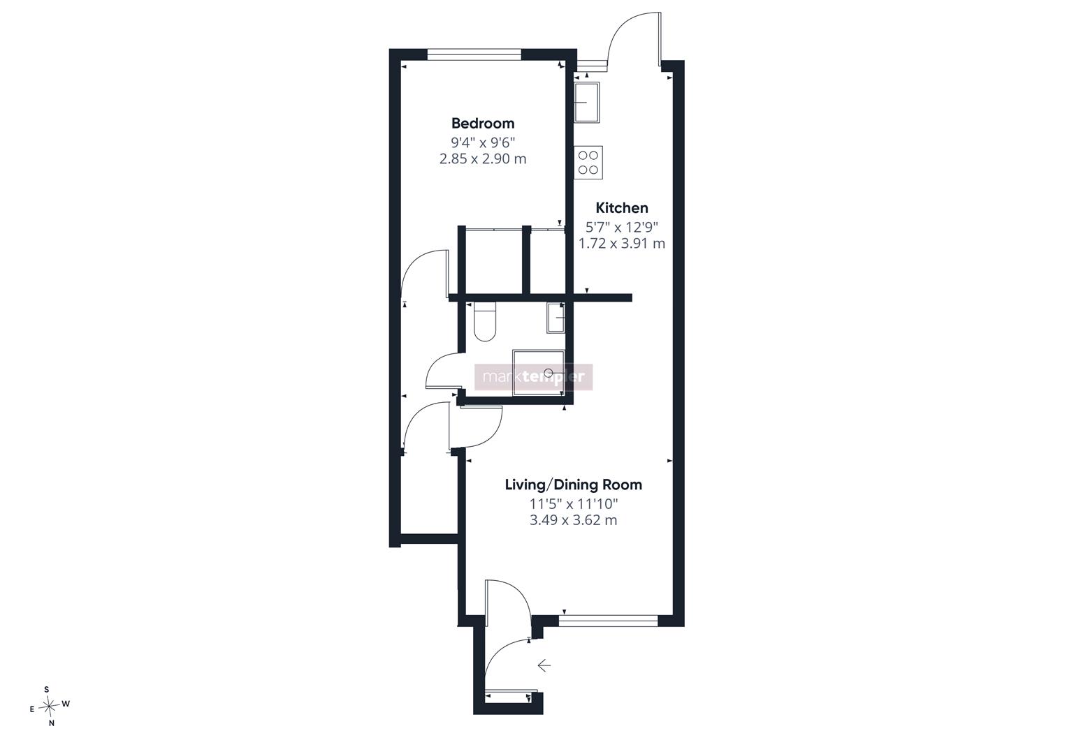 Tuckmill, Clevedon floorplan
