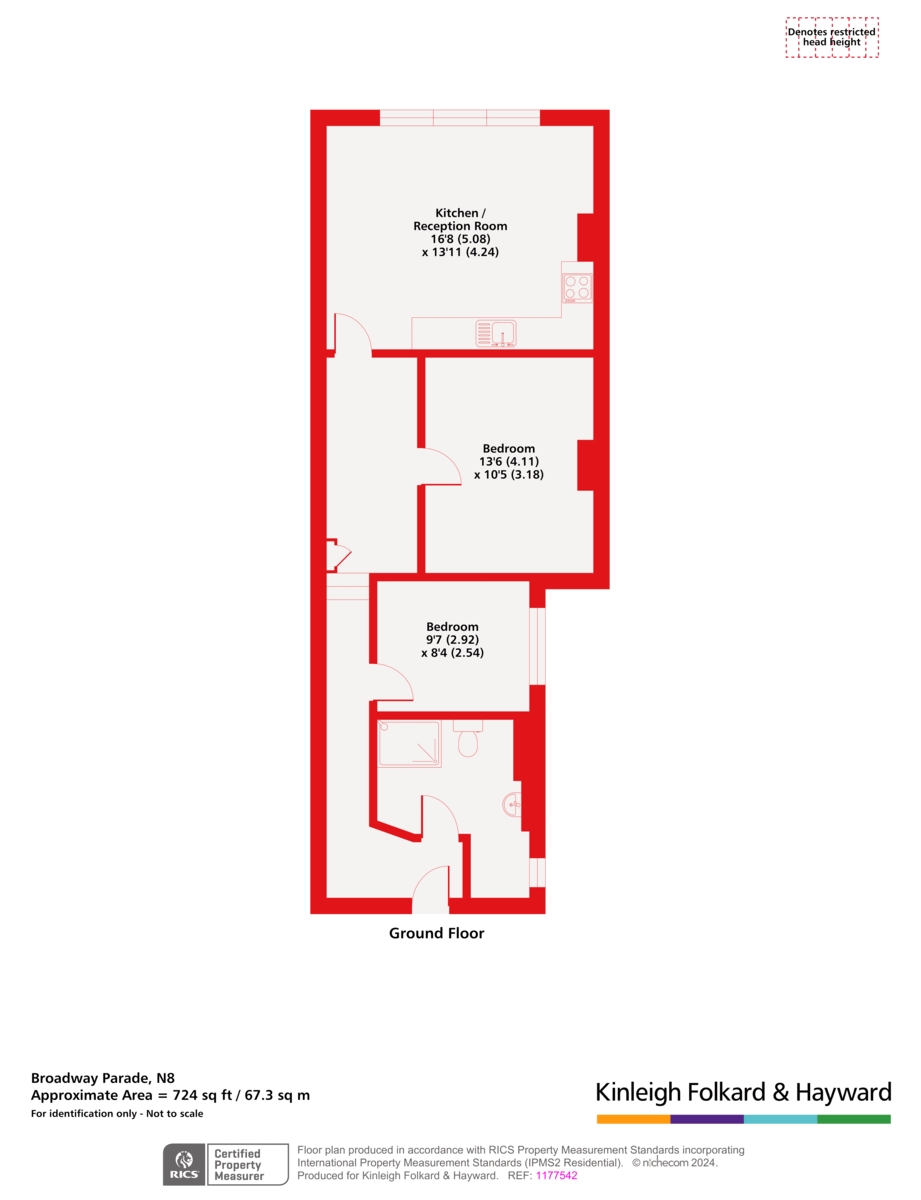 Fff, 9A, Broadway Parade, London floorplan