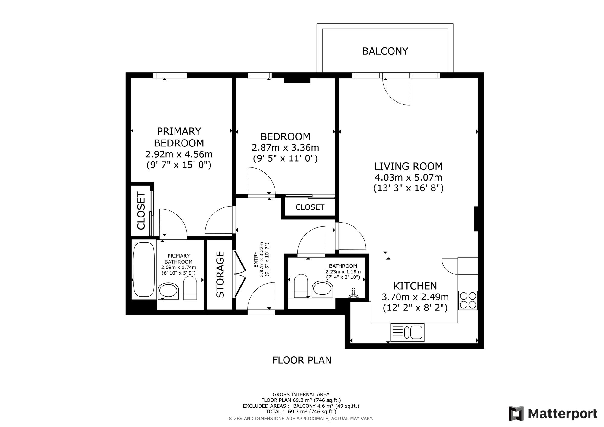 11 Melrose Apts 2A Bell Barn Road, Birmingham, Birmingham floorplan