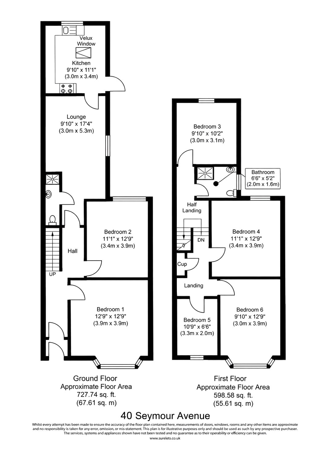 40, Seymour Avenue, Bristol floorplan