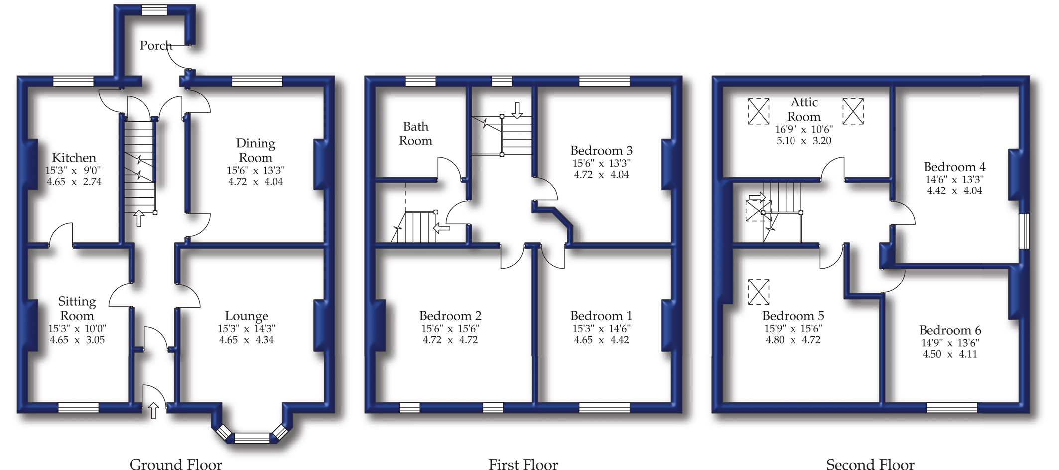 6 Bedrooms  for sale in Sunny Mount, Highfield, Keighley, West Yorkshire BD21