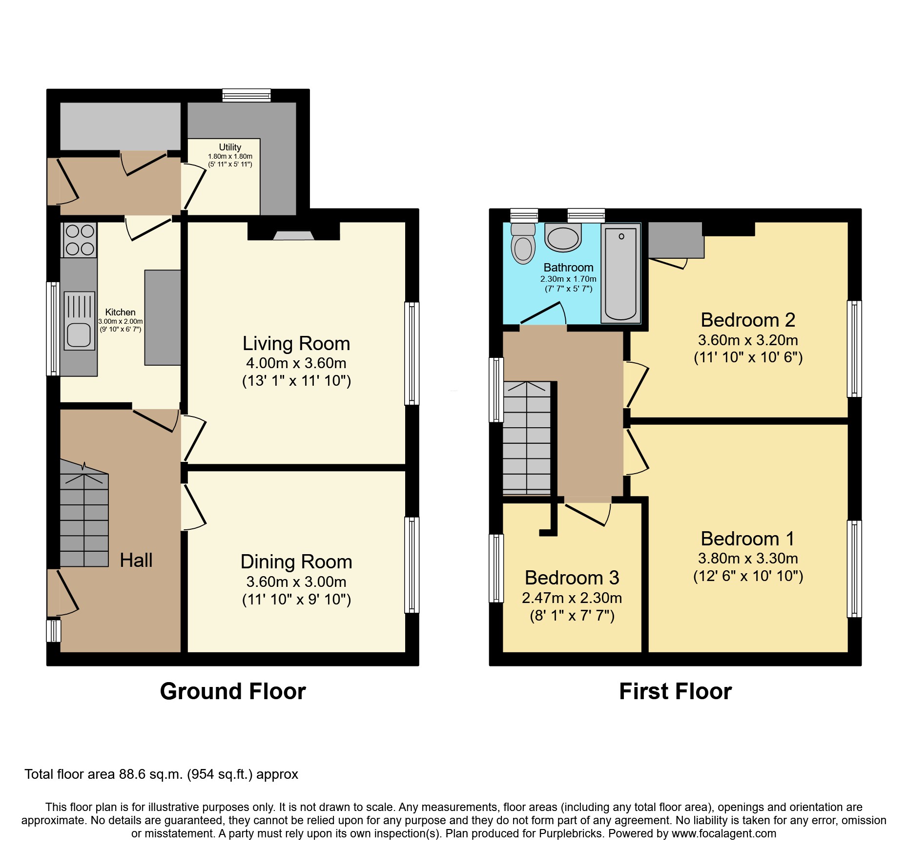 4, Perrins Road, Warrington floorplan