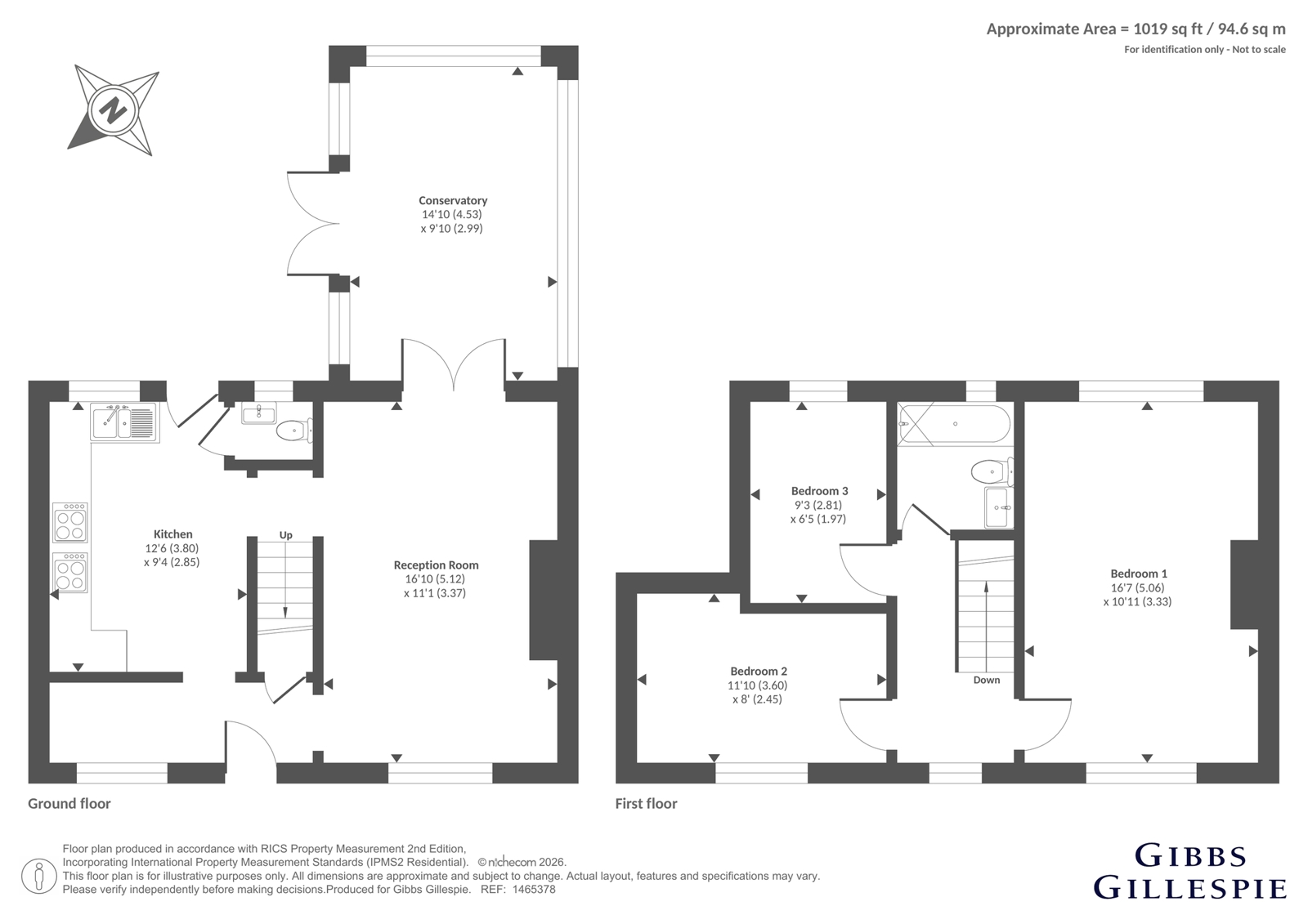 79, Priory Close, Denham floorplan