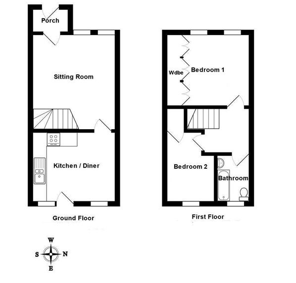 3, Conway Gardens, Falmouth floorplan