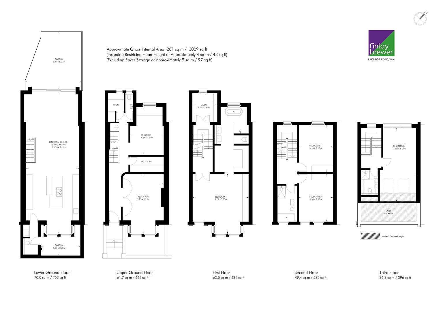 106, Lakeside Road, London floorplan