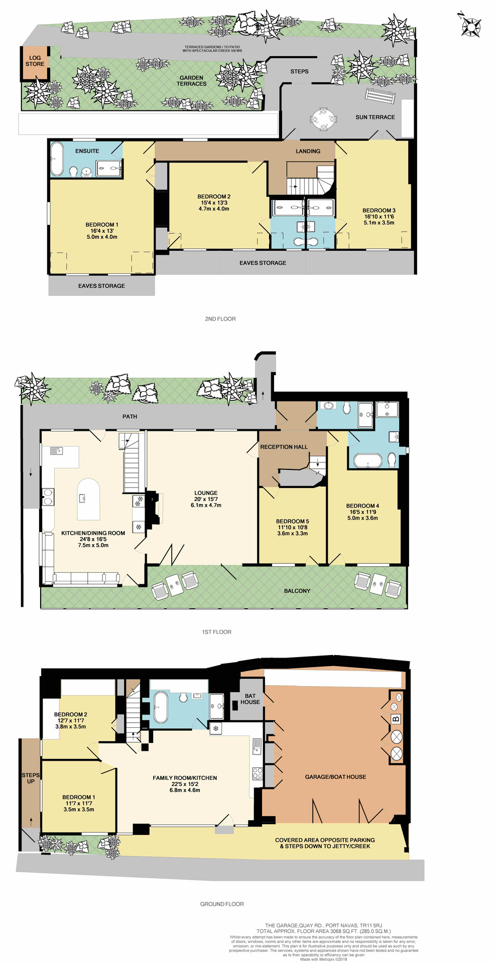 The Garage, Falmouth floorplan