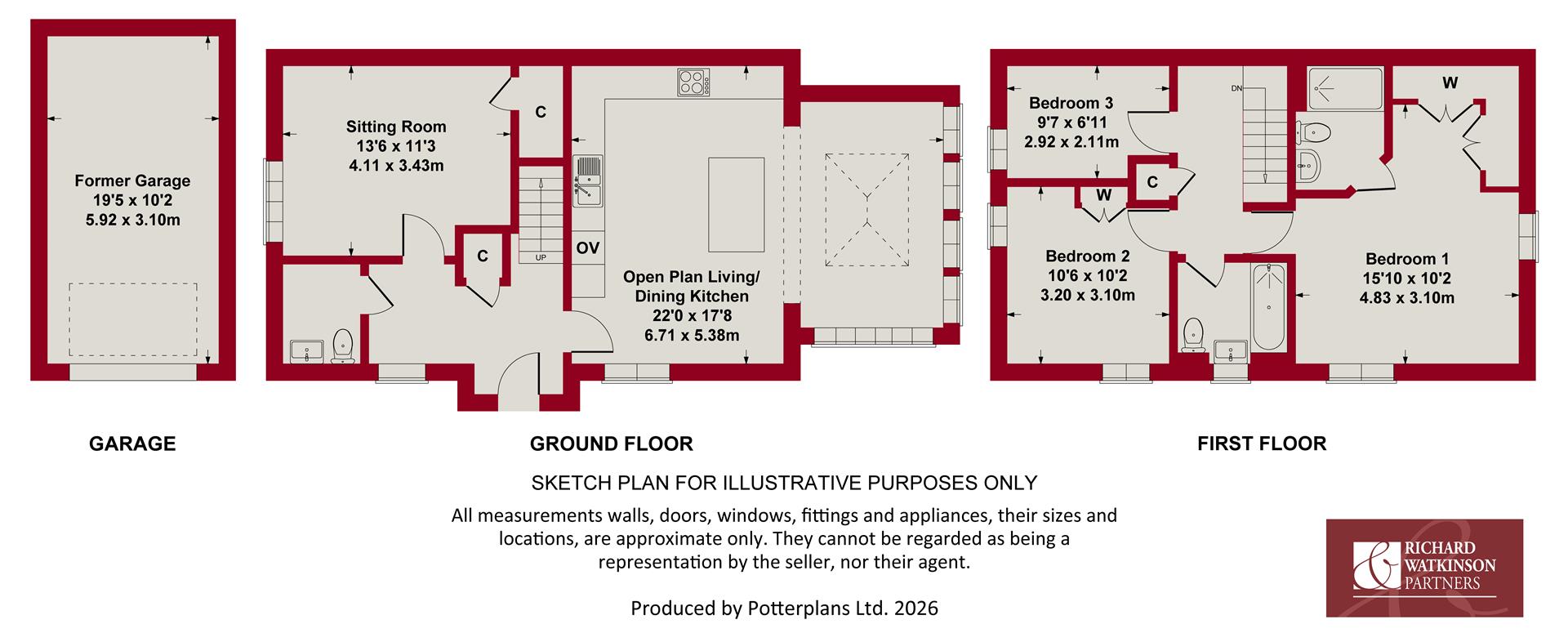 13, Maygreen Avenue, Cotgrave floorplan