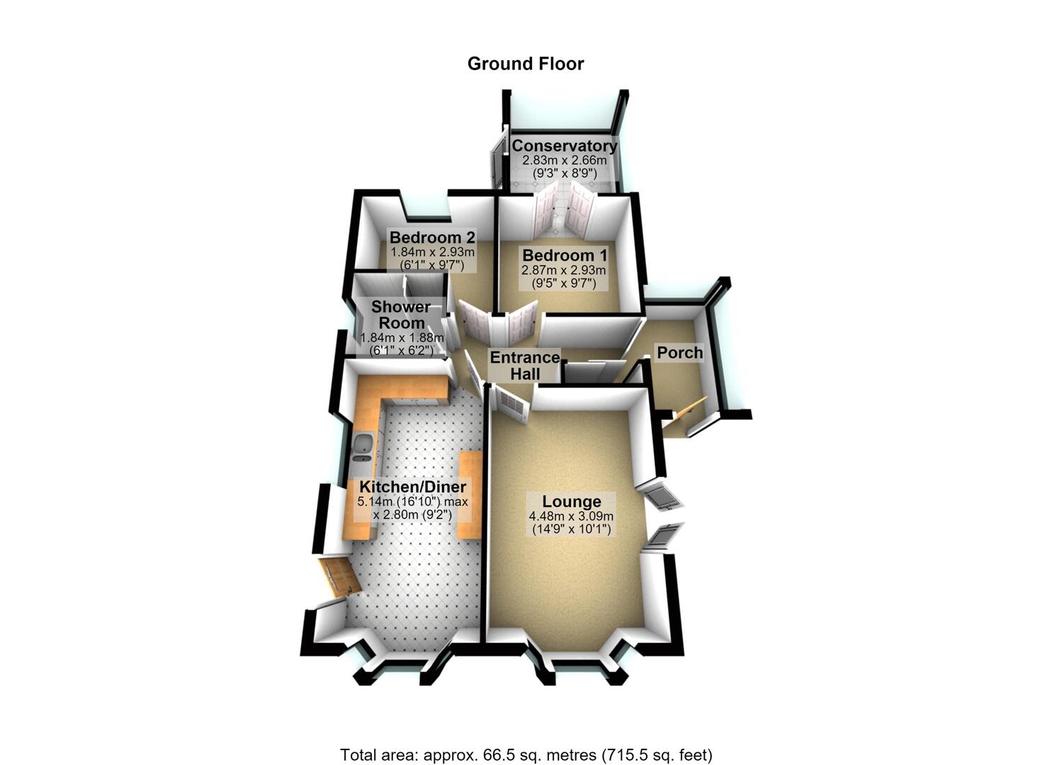 1, Newfield Drive, Leeds floorplan