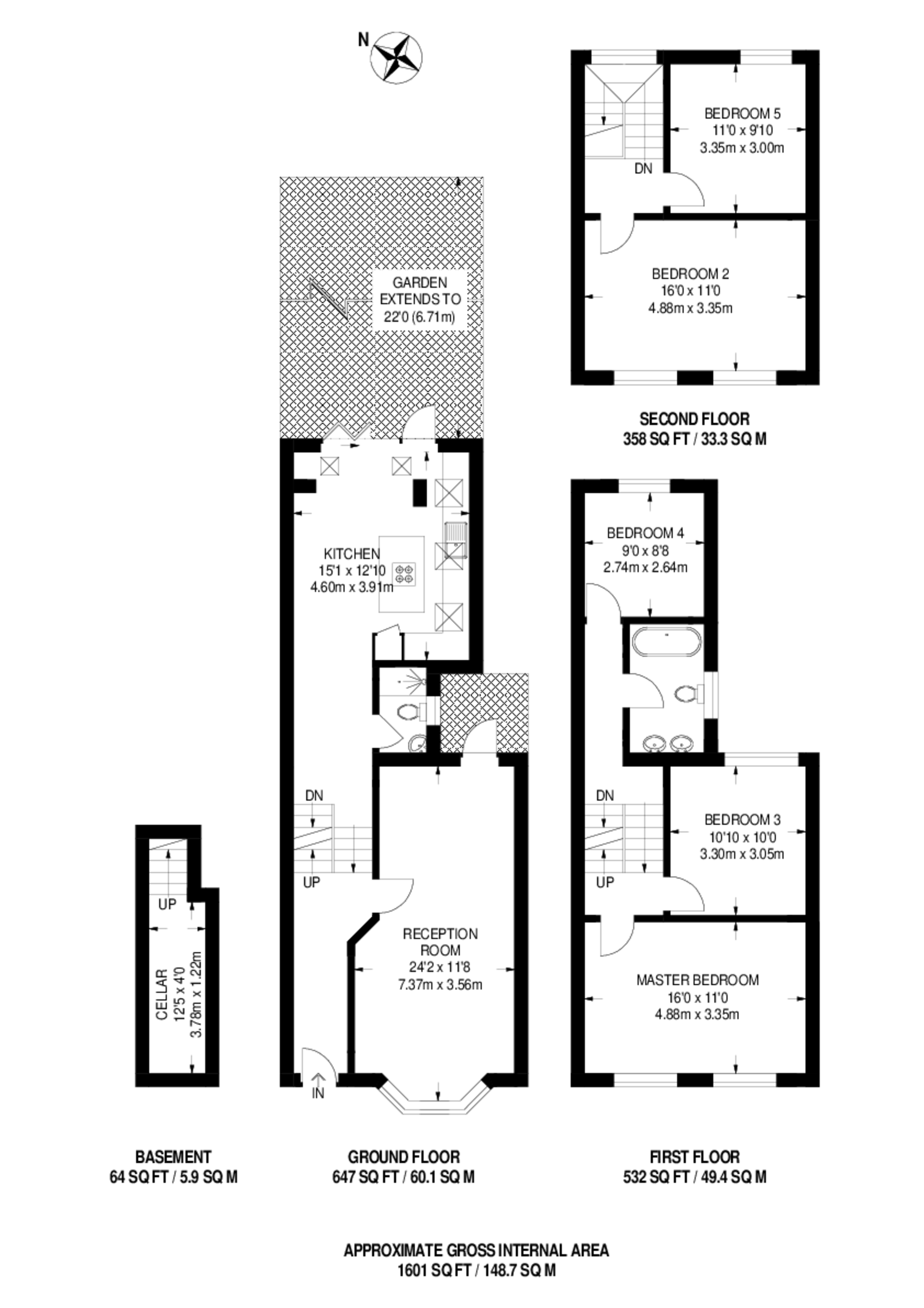 Dalyell Road, Brixton floorplan