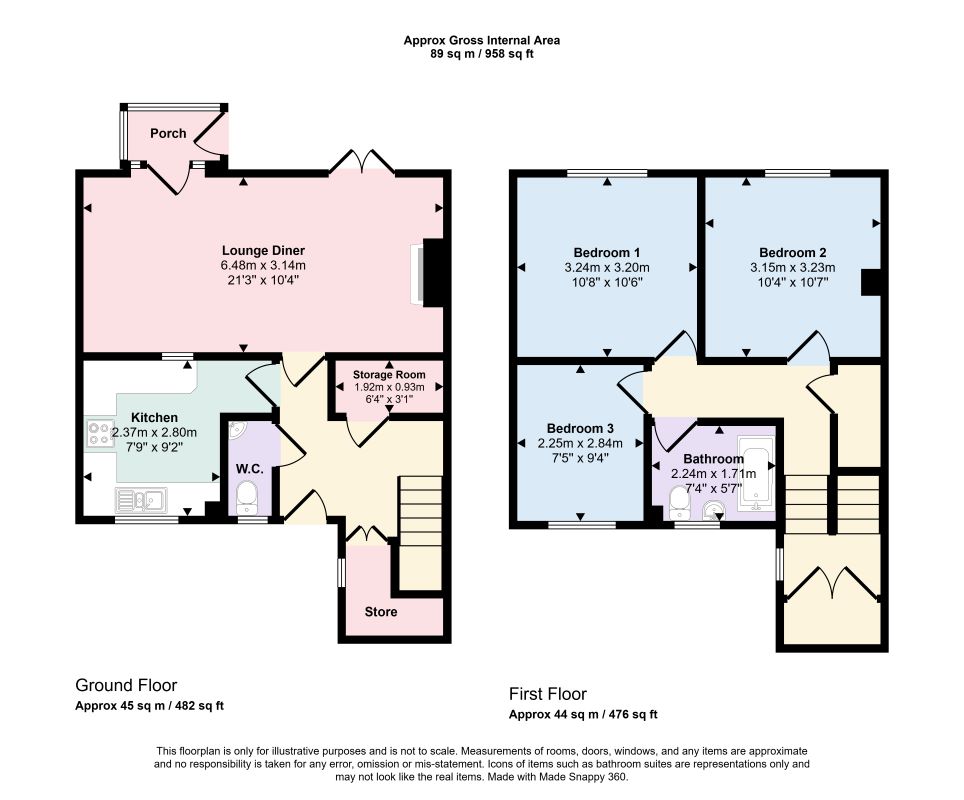 4 Beaumont Close, Nantyglo, Ebbw Vale floorplan