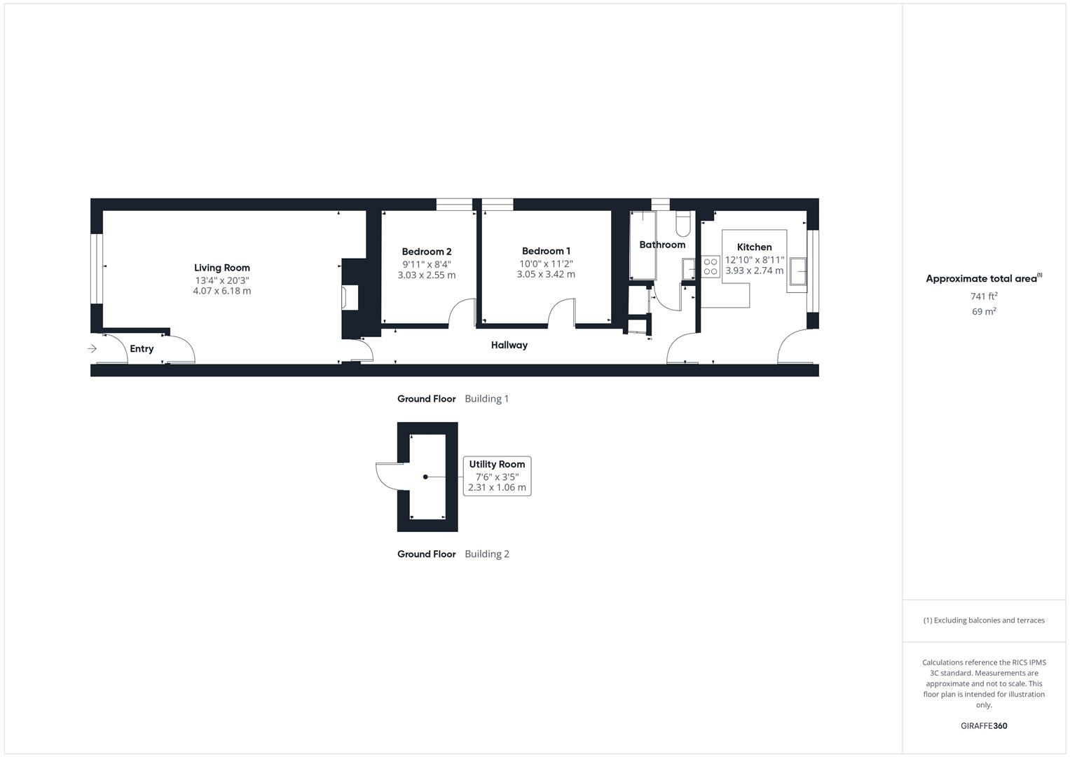 286, Southmead Road, Bristol floorplan